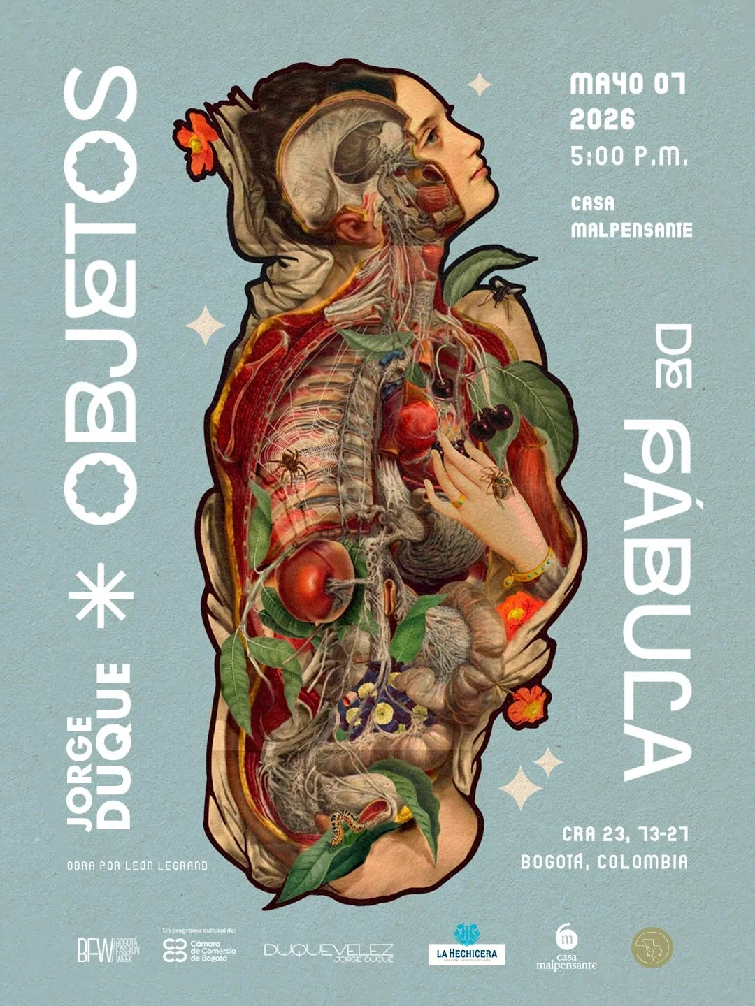 JORGE DUQUE, OBJETOS DE F&Aacute;BULA 

Segunda exhibici&oacute;n anual en CASA MALPENSANTE. Est&aacute; dedicada a explorar y narrar la permanente actividad creativa de @jorgeduquevelez desde la moda y los artefactos.

Abierta al p&uacute;blico desd