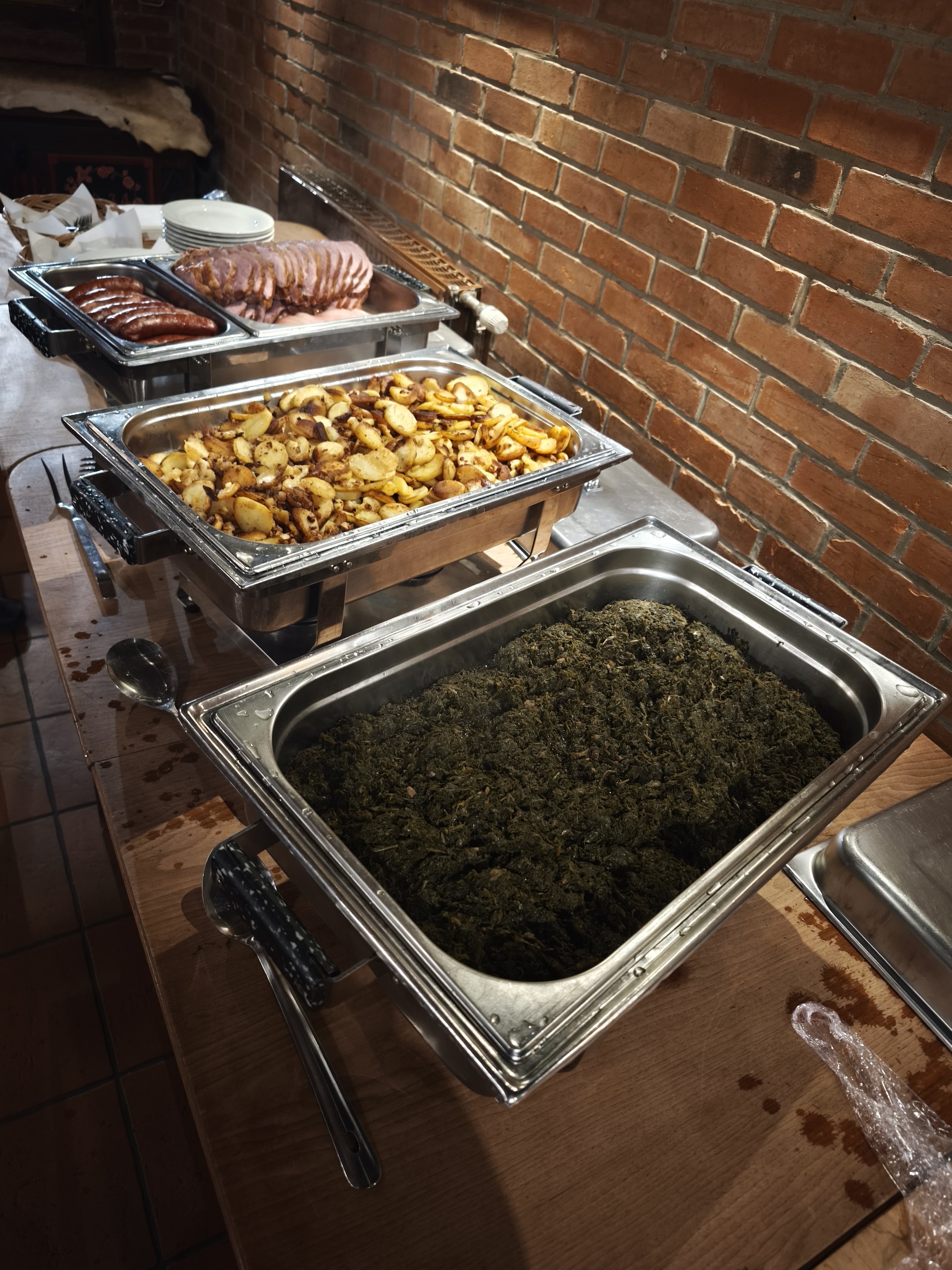 Leckeres Grünkohlbuffet