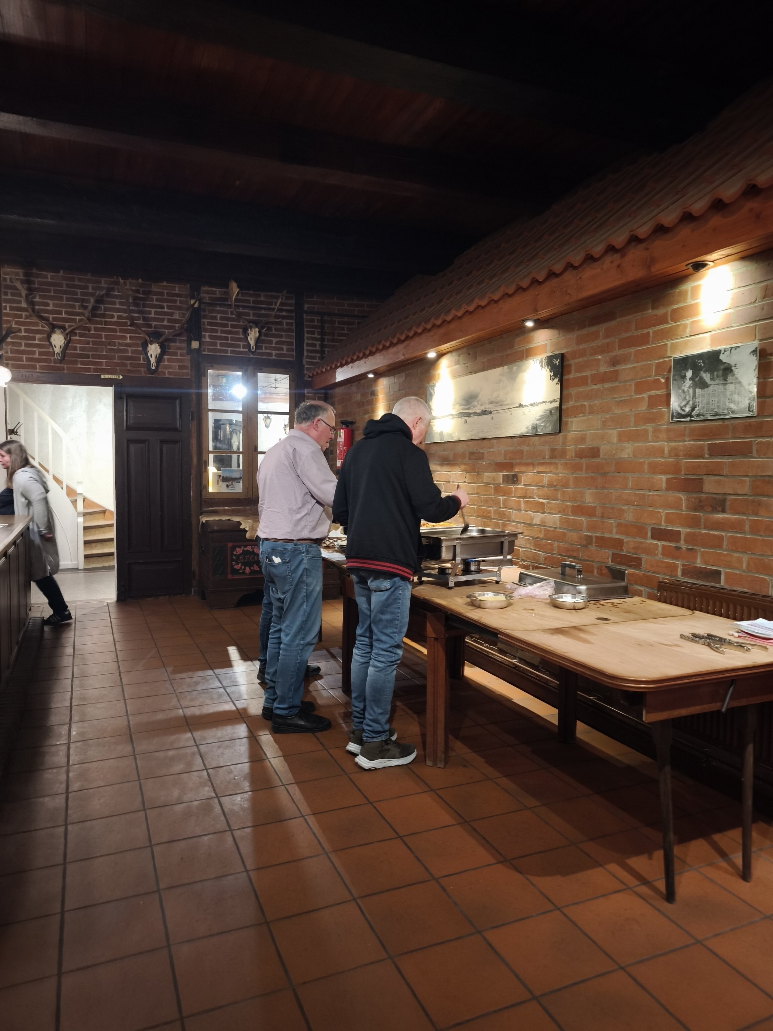 Das Buffet wird geplündert