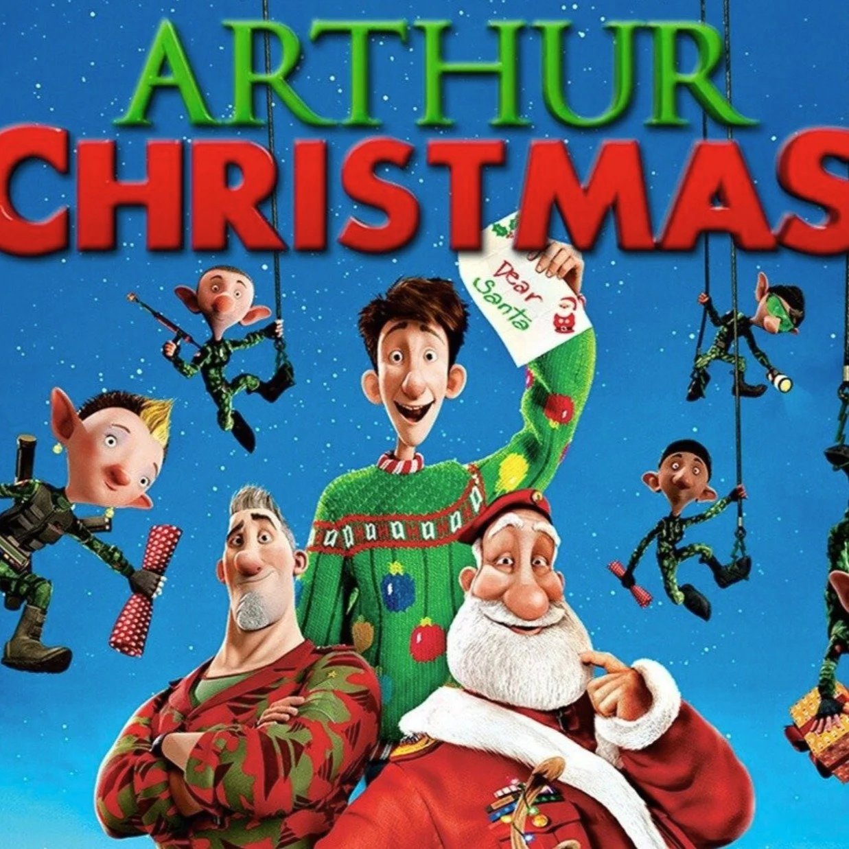 At Santa Claus's super-secret toy-making facility, Mr. Claus entrusts his son, Arthur, to carry out an ultra-important Christmas mission.....

Come along to Wren Hall on Sunday 21st December at 10.00hrs and find out how he gets on at our family scree