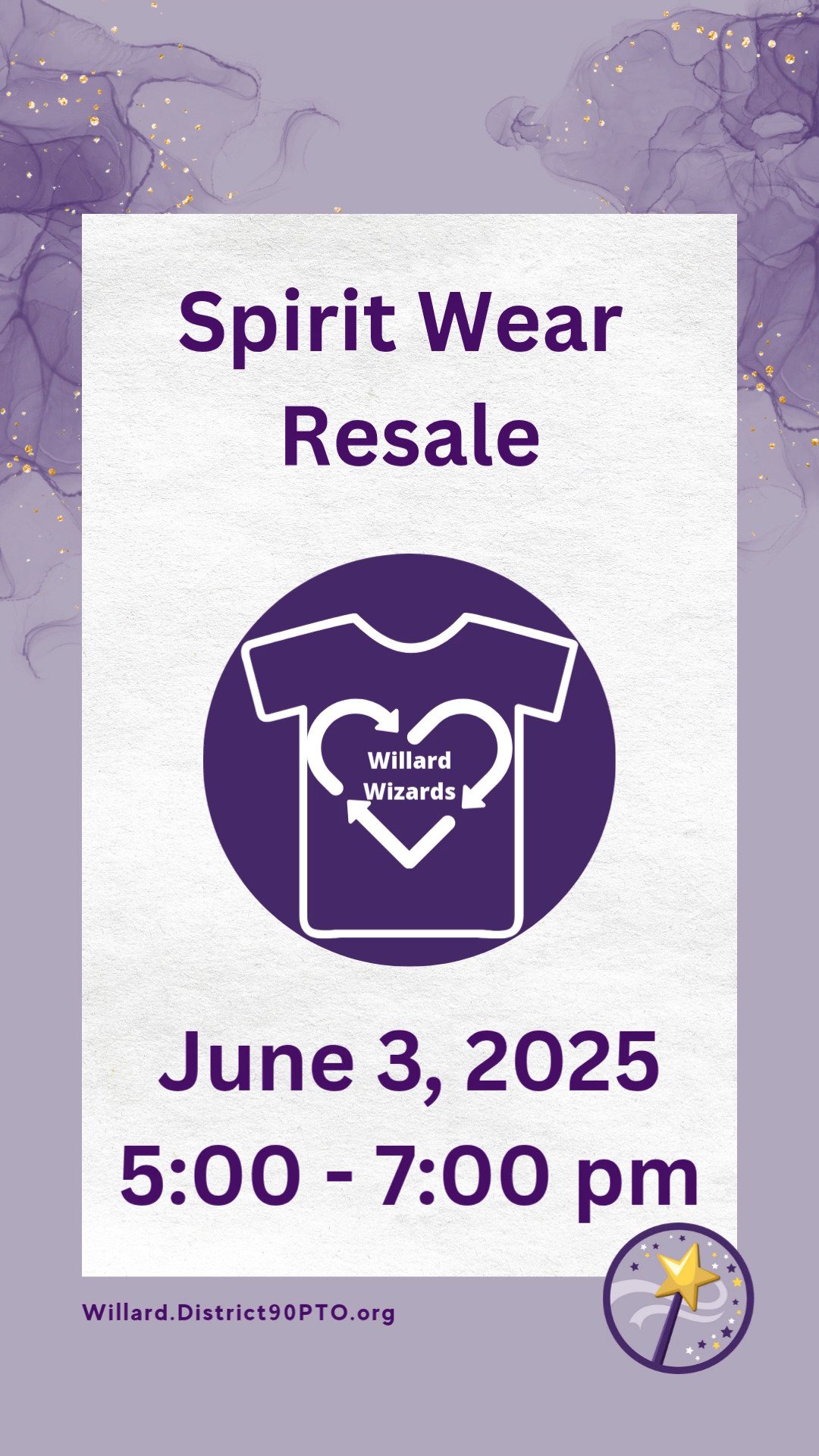 The final countdown is on... until the spirit wear resale at this year's Ice Cream Social! Check out some of the "vintage" Wizard spirit wear that will be available for just $5/item!
Huge thanks to Brenna Brown for leading this effort!