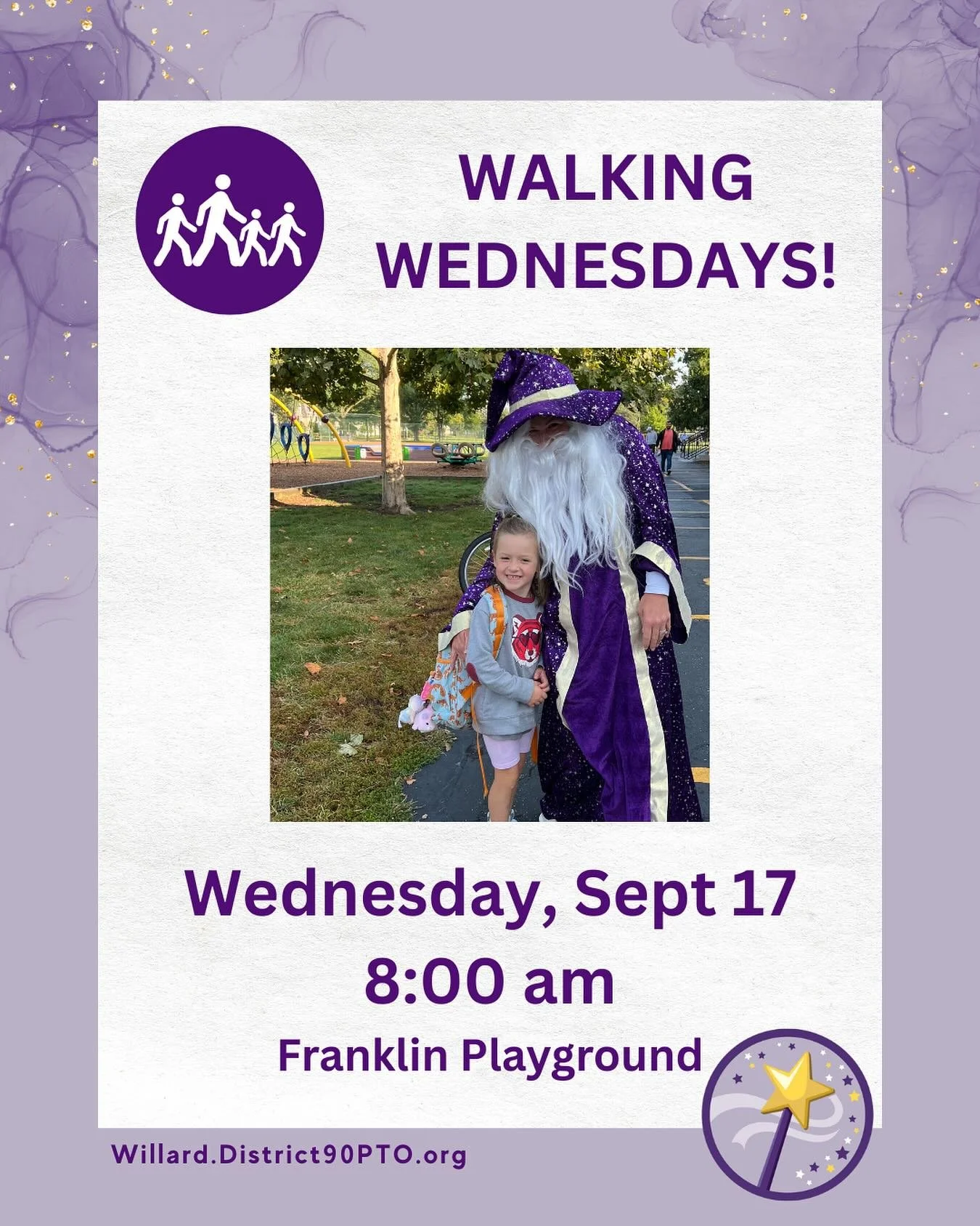 Walking Wednesdays are back! Join us on the Franklin playground tomorrow morning any time between 8:00 am until the bell rings at 8:25 to walk around the playground! What a great way to have your child start their day by getting their brain ready for