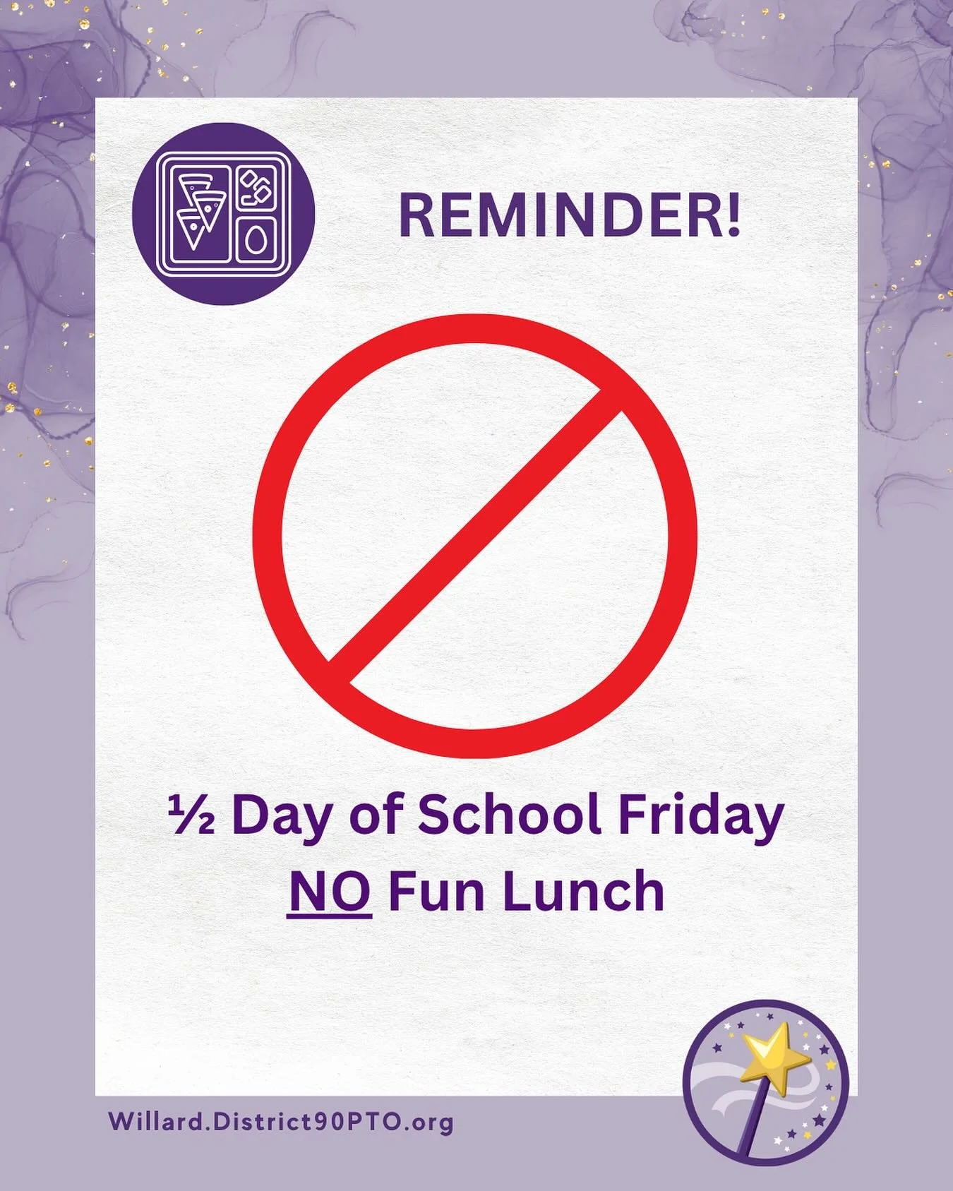 REMINDER: Due to Halloween, students will be dismissed at 11:30 am tomorrow and there will be NO Fun Lunch!