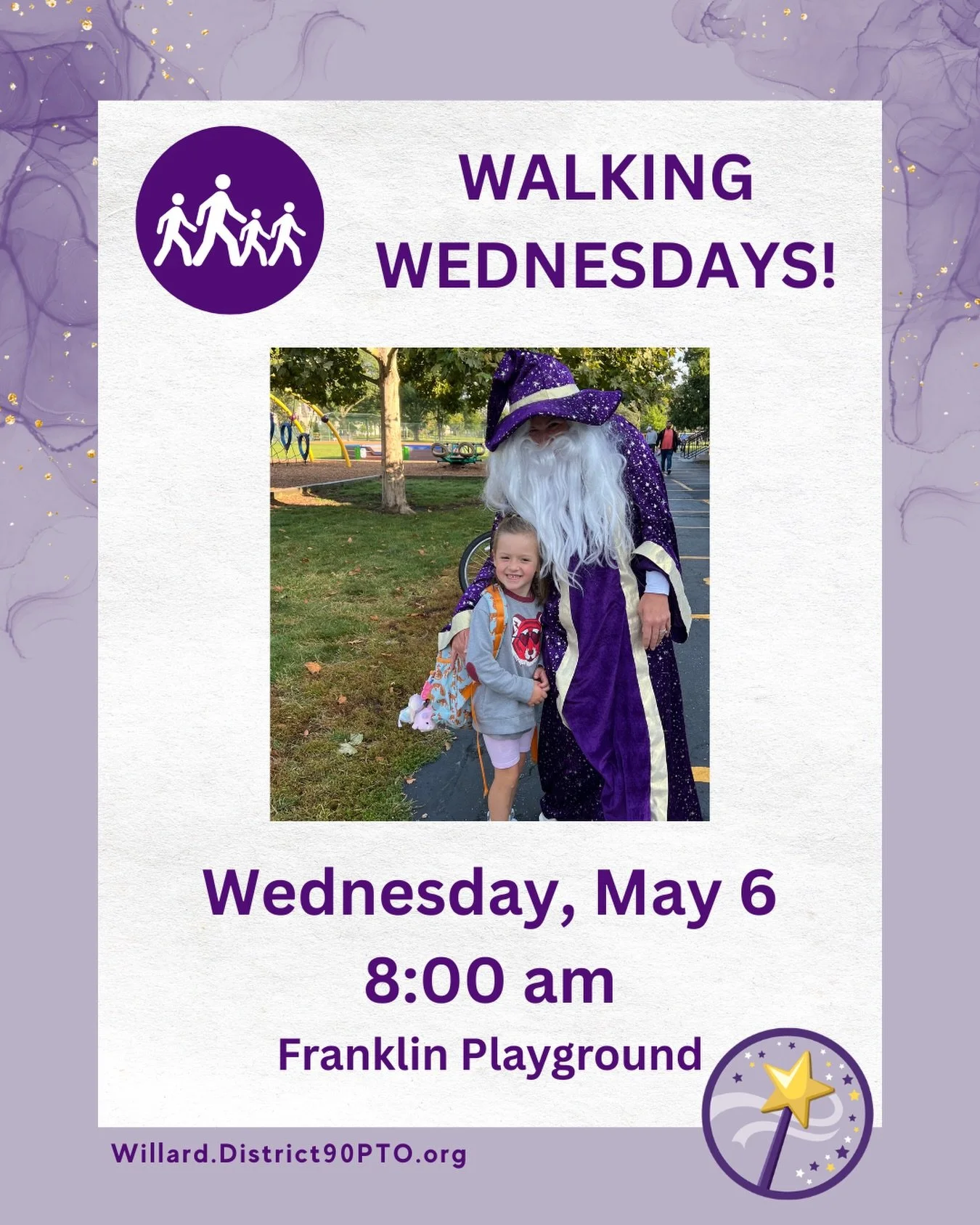 It&rsquo;s baa-ack! Walking Wednesdays are back this Wednesday, May 6! Come join us on the Franklin Ave side at 8:00 am to walk!