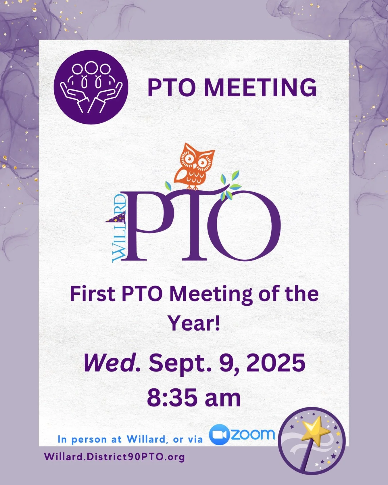 We hope you&rsquo;ll join us at next week&rsquo;s PTO Meeting - the first of the 2026-27 school year. It&rsquo;s a great way to meet fellow parents, get involved in your student&rsquo;s school community and learn what&rsquo;s going on! In person or v