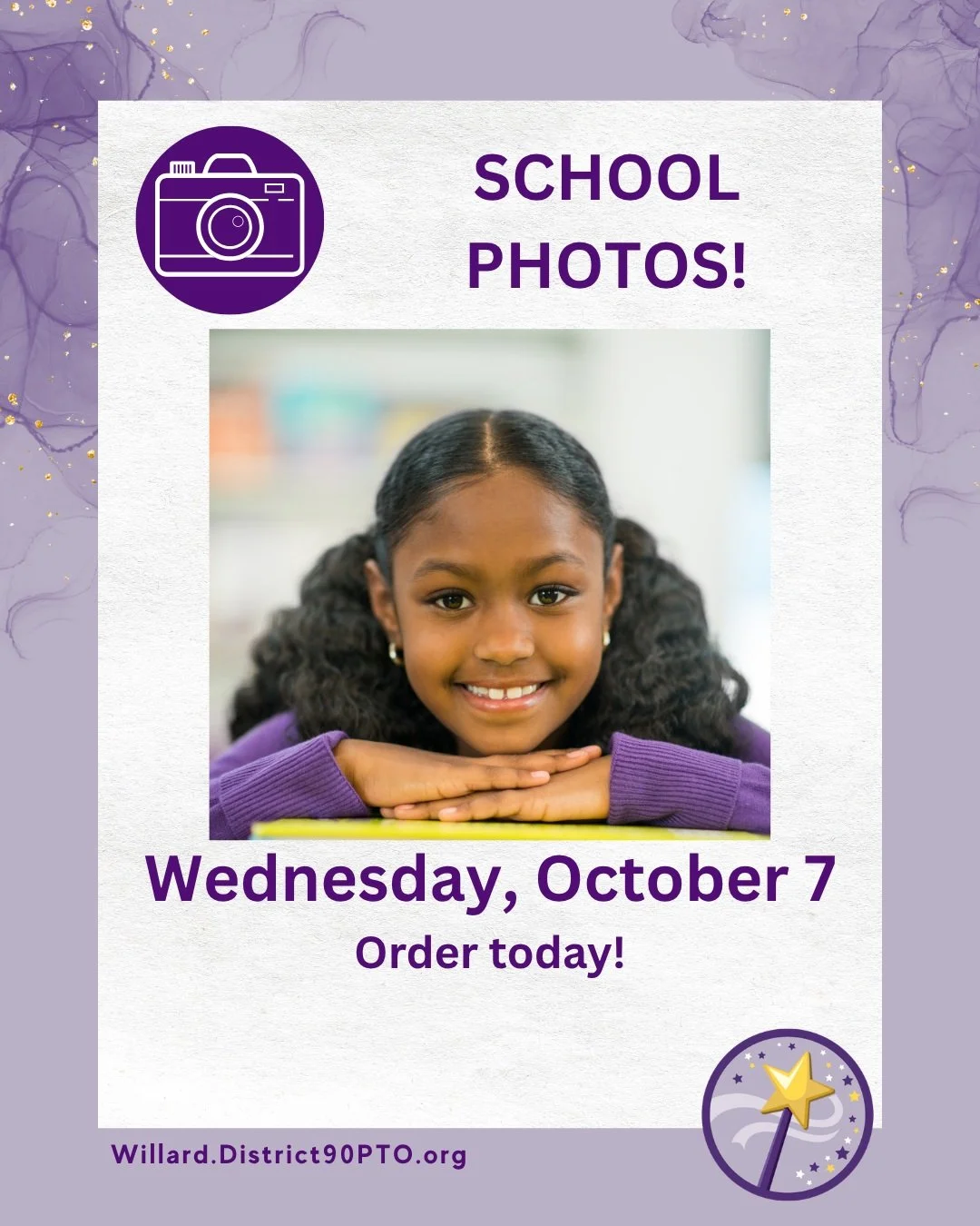 ORDER: School Photos packages are now available! Order BEFORE school picture day on Wednesday, October 7 to get a photo package. 

Visit the link in our bio (or stories) to order! 

Makeup pictures will be taken on Nov. 18.