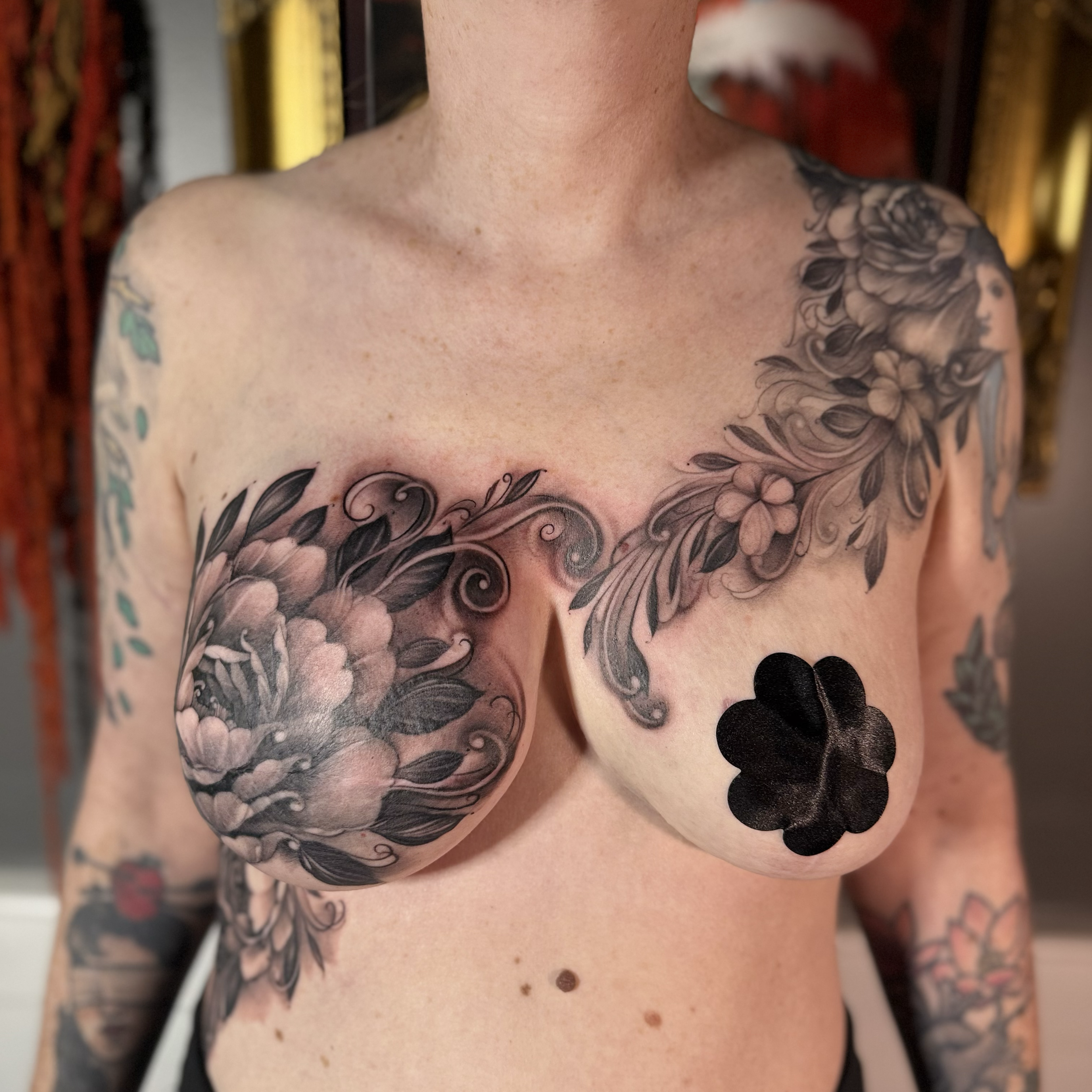After Mastectomy Scar Cover up