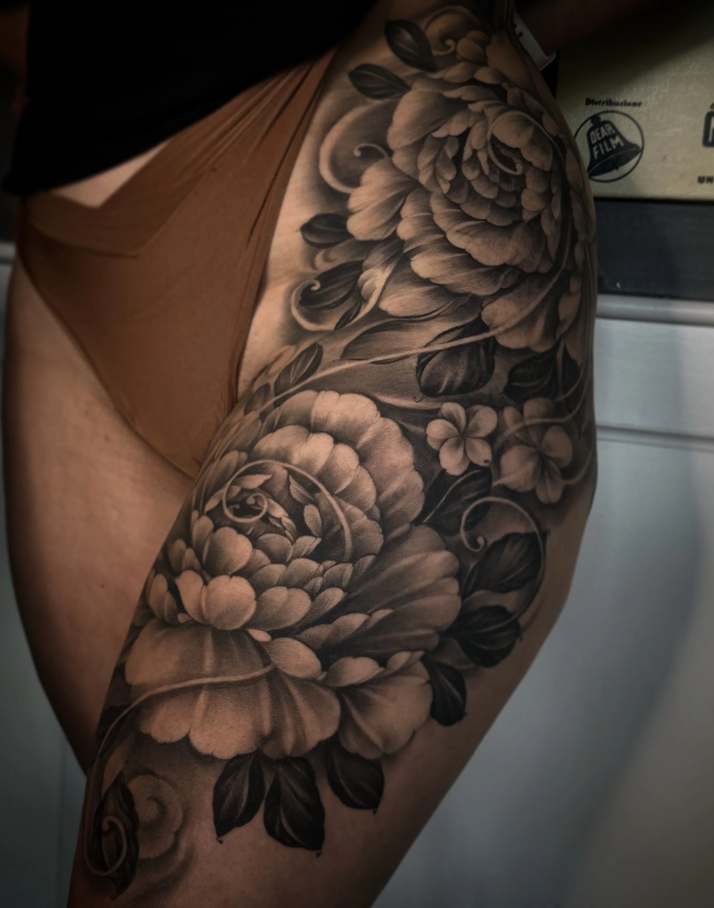 Completed Peony Flowers