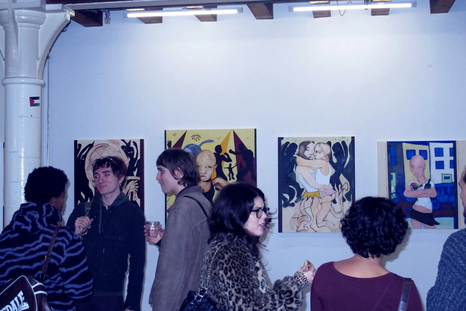 Solo expositie "Dansen Terwijl de Wereld in Brand Staat" @ Chillzone in Het Veem, Amsterdam 2025