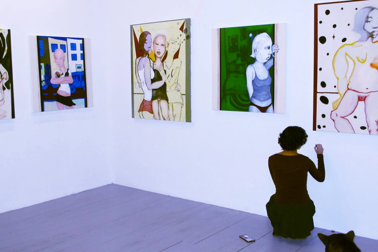 Solo expositie "Dansen Terwijl de Wereld in Brand Staat" @ Chillzone in Het Veem, Amsterdam 2025