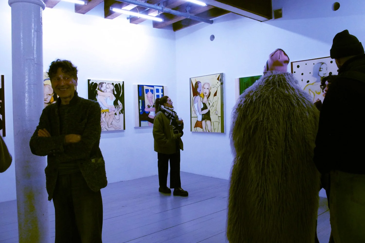 Solo expositie "Dansen Terwijl de Wereld in Brand Staat" @ Chillzone in Het Veem, Amsterdam 2025