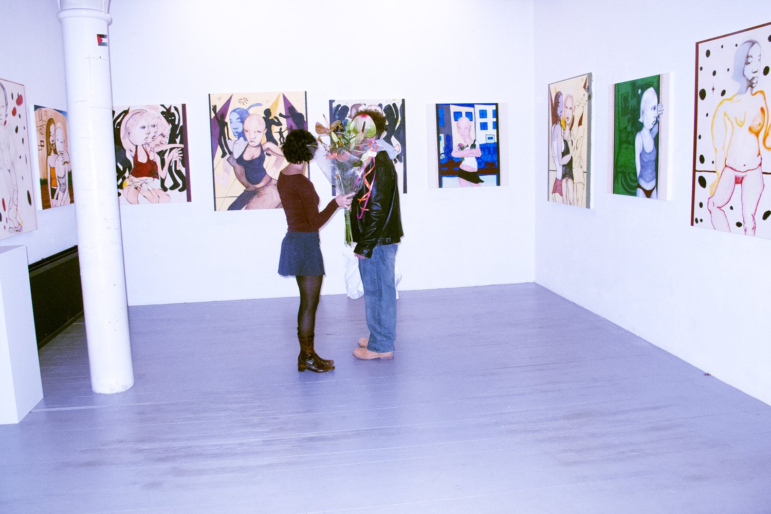 Solo expositie "Dansen Terwijl de Wereld in Brand Staat" @ Chillzone in Het Veem, Amsterdam 2025