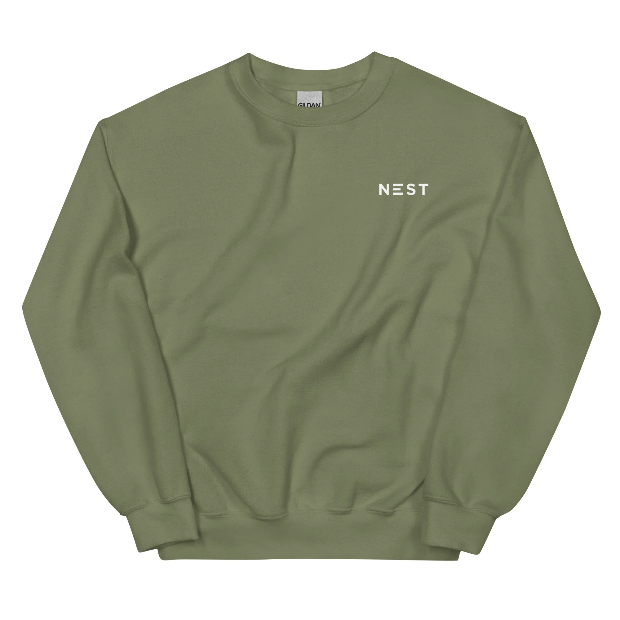 unisex-crew-neck-sweatshirt-military-green-front-691b50107719f.jpg