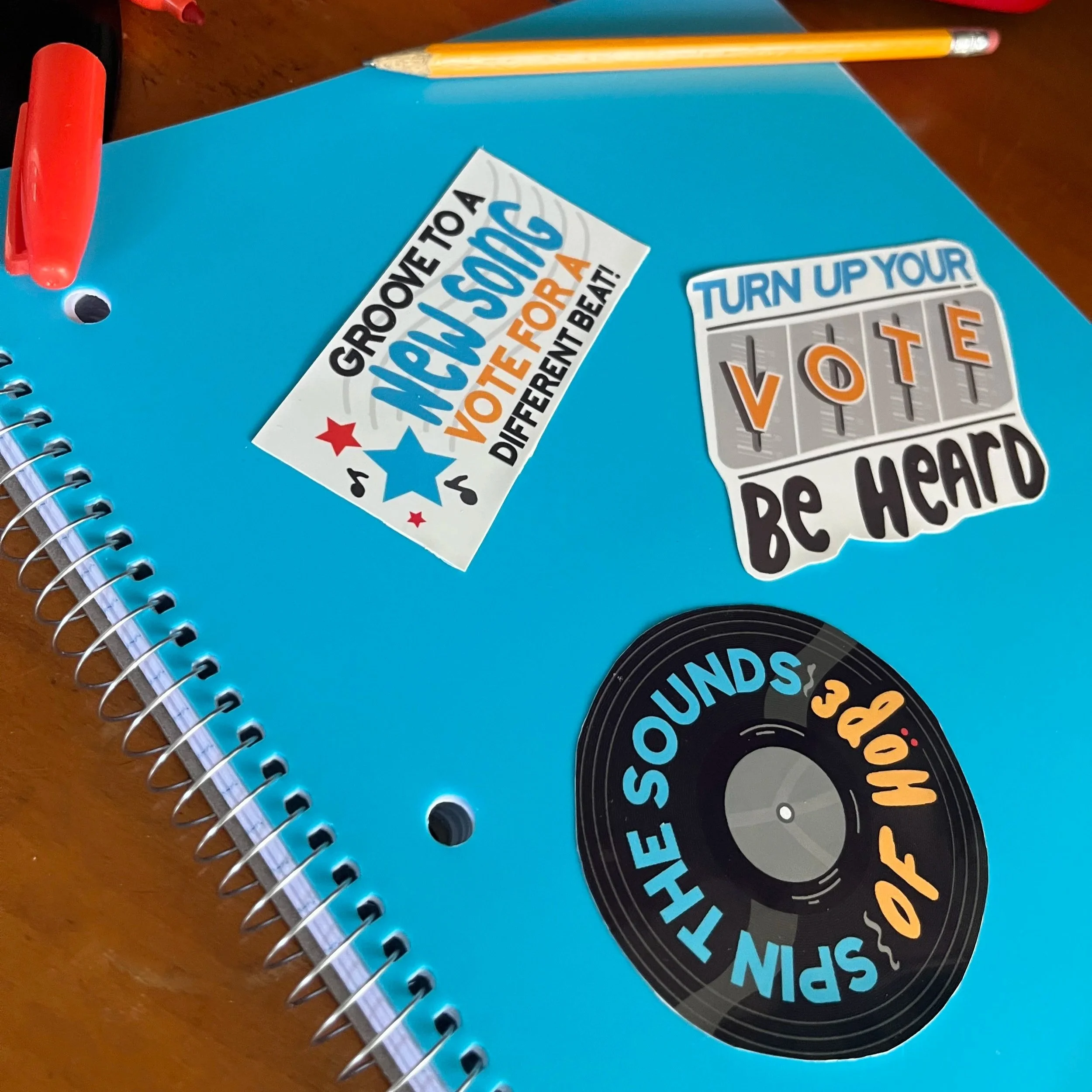 Vote Vibes: Decal Vinyl Sticker Pack