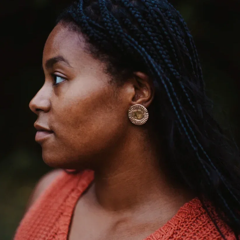 Soleil Disc Earrings
