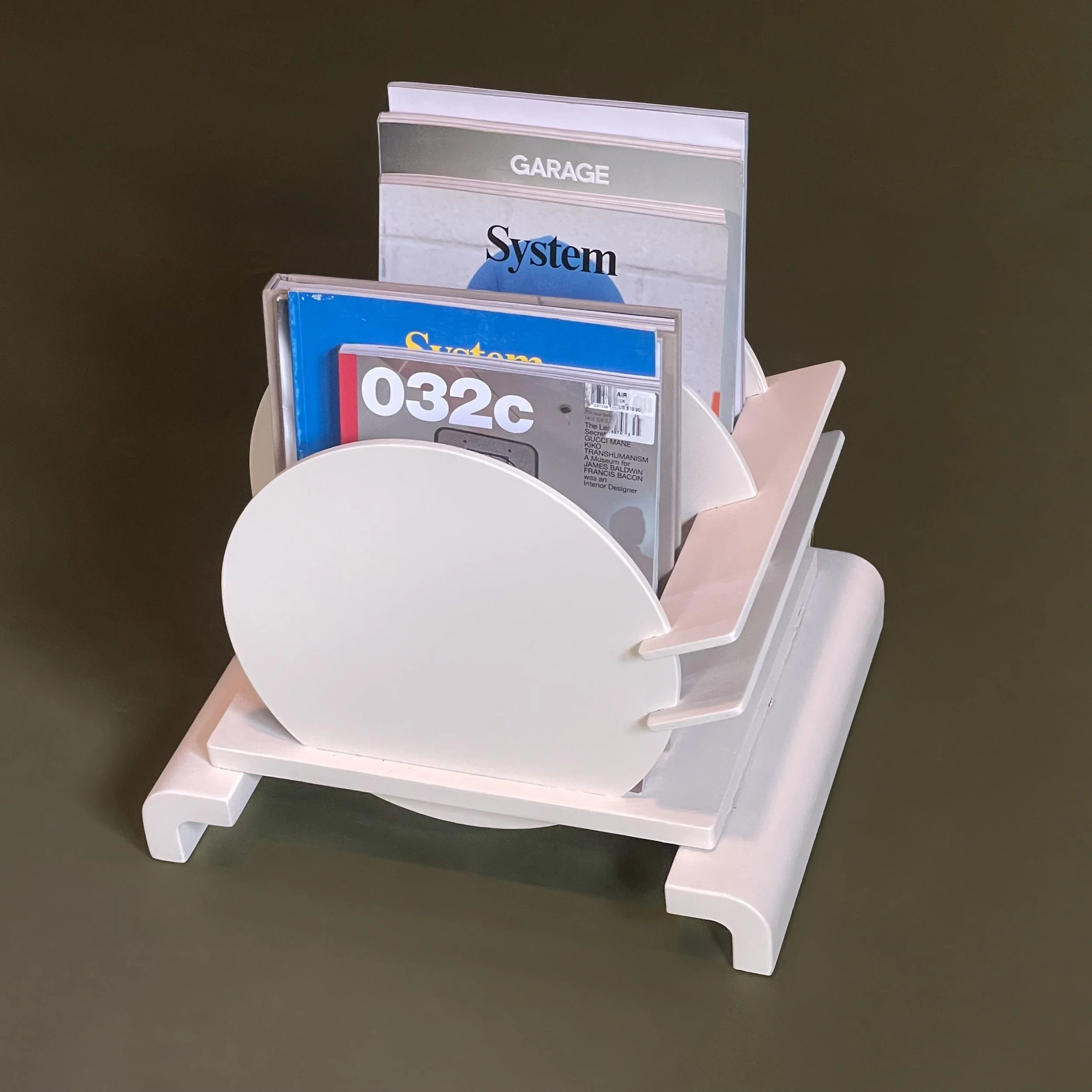 Postmodern Magazine Rack Record Holder