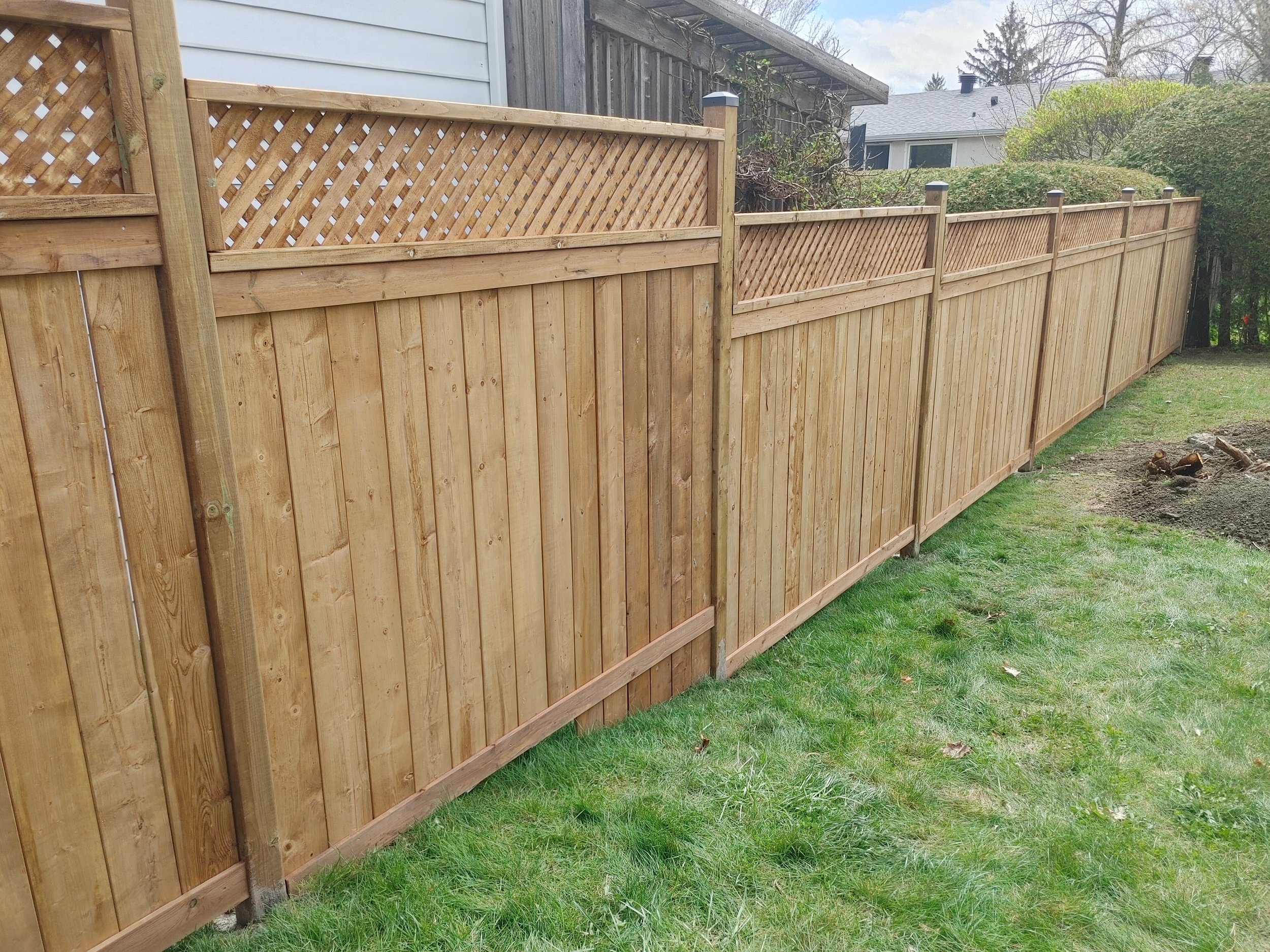 Wood Pressure Treated Fence in Nepean, 2025. StandArt Fence 