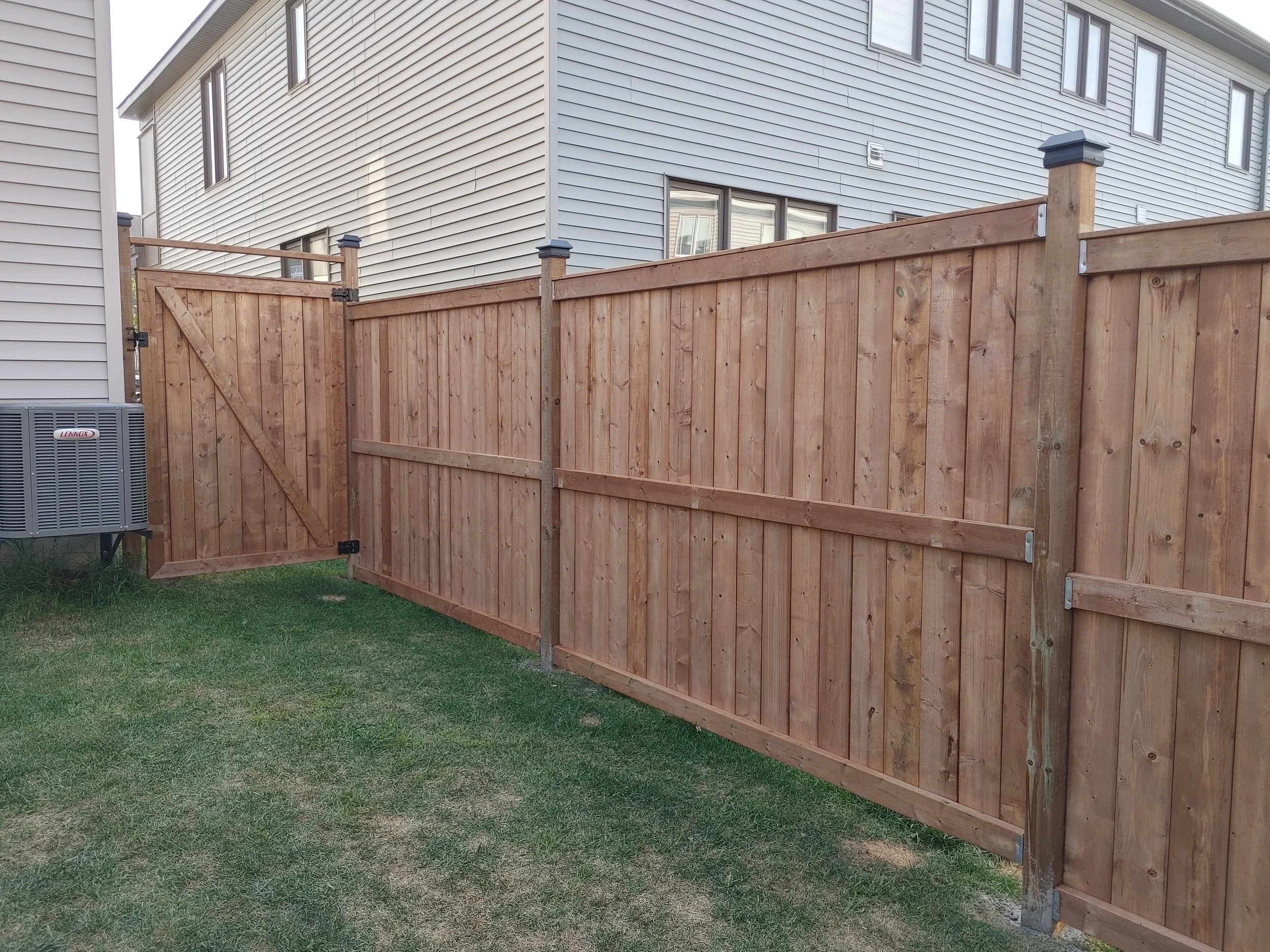 Pressure Treated Wood Fence in Stittsville, 2025. StandArt Fence 