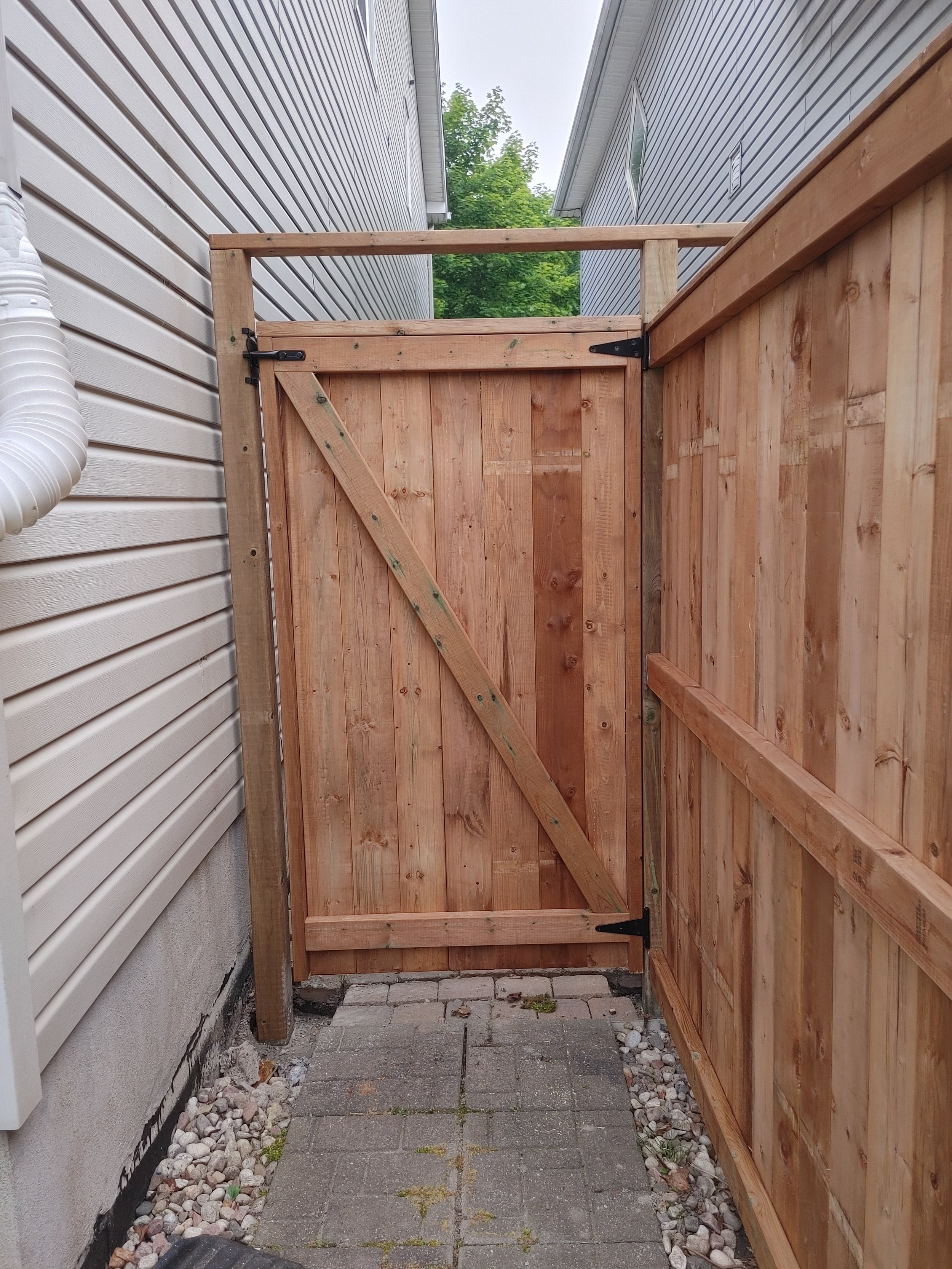 Wood Pressure Treated Fence in Kanata, 2025. StandArt Fence 