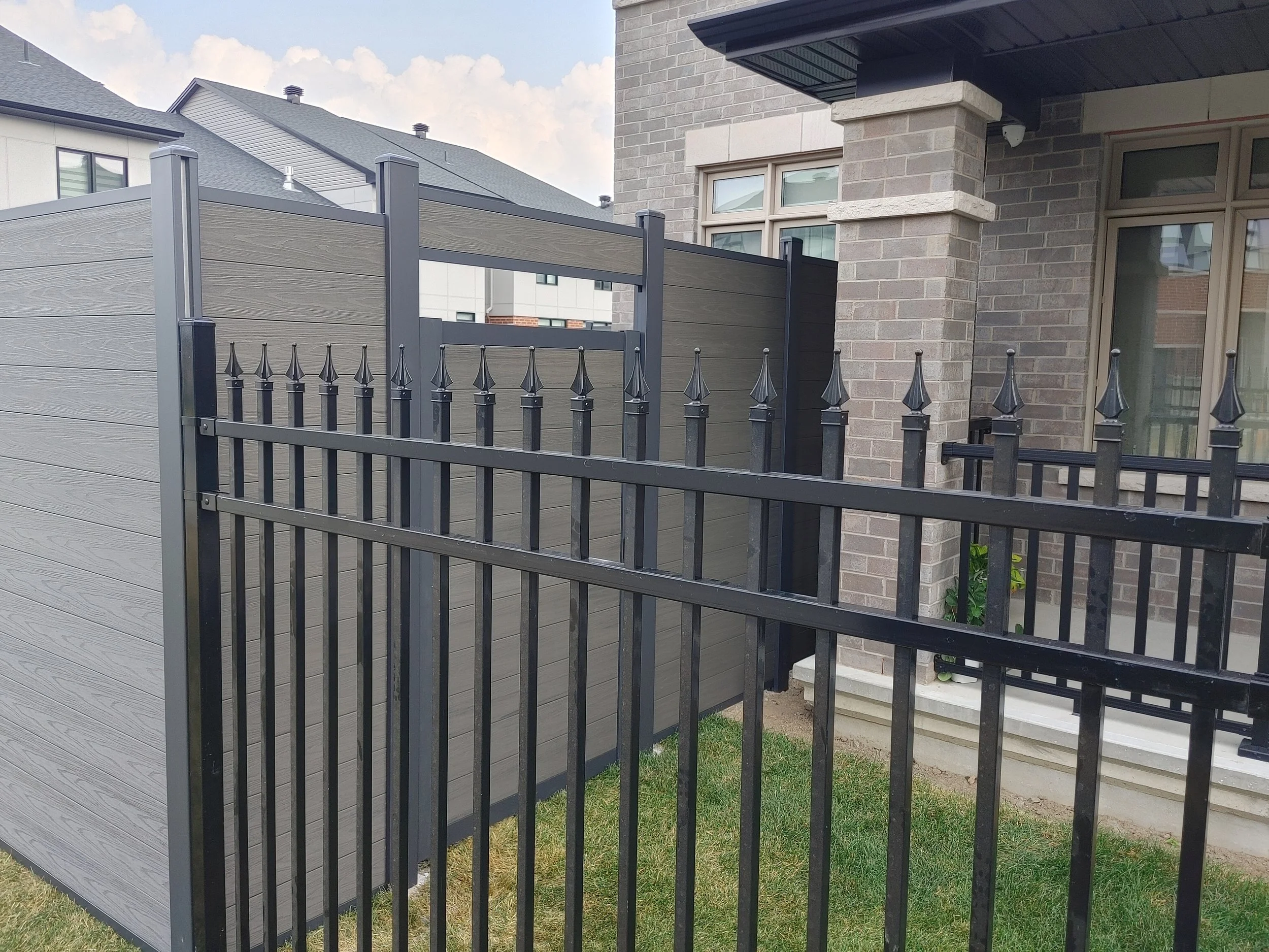 Iron Fence. Modern, Sleek, Strongest Design