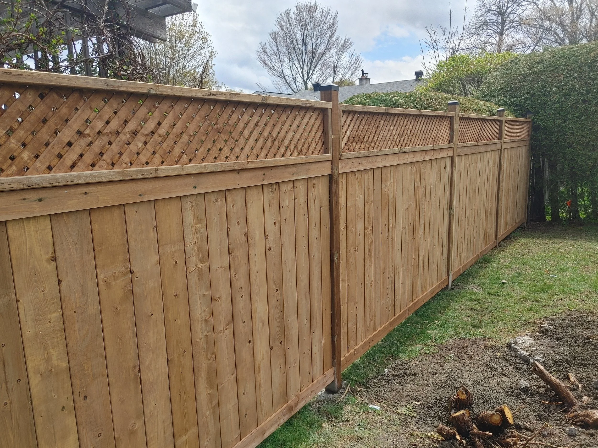 Wood Pressure Treated Fence in Nepean, 2025. StandArt Fence 