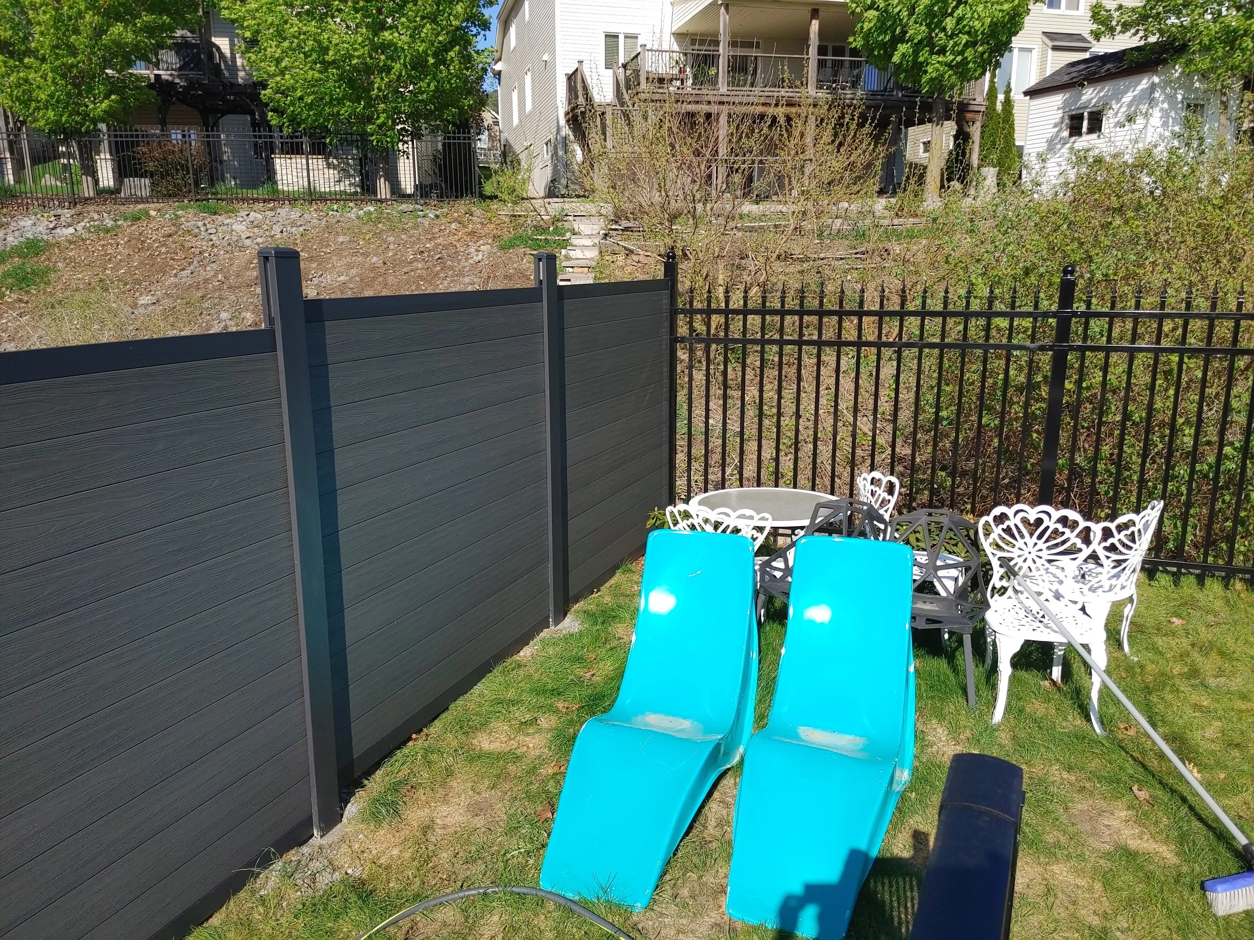 Iron Fence. Modern, Sleek, Strongest Design