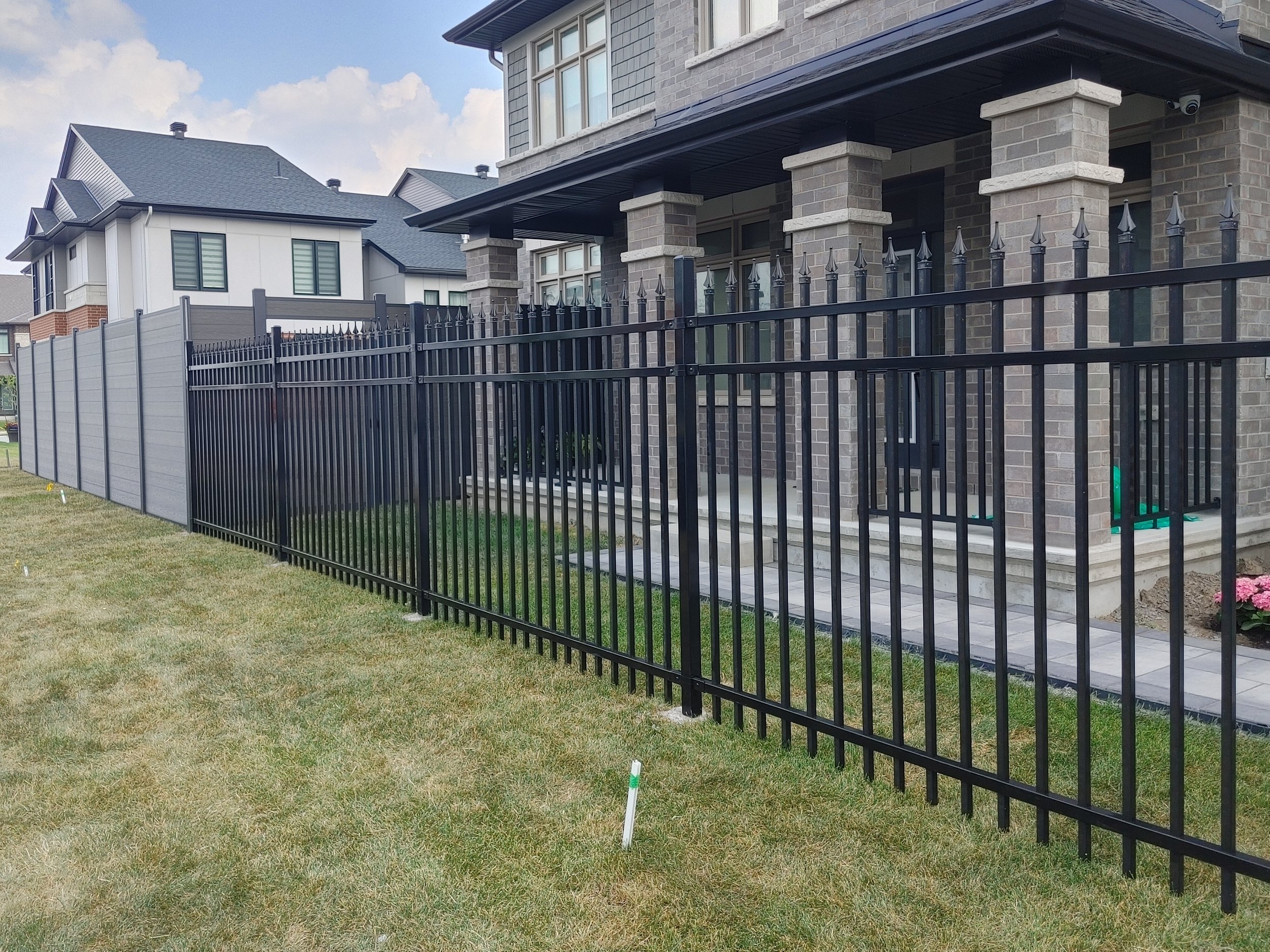 Iron Fence. Modern, Sleek, Strongest Design