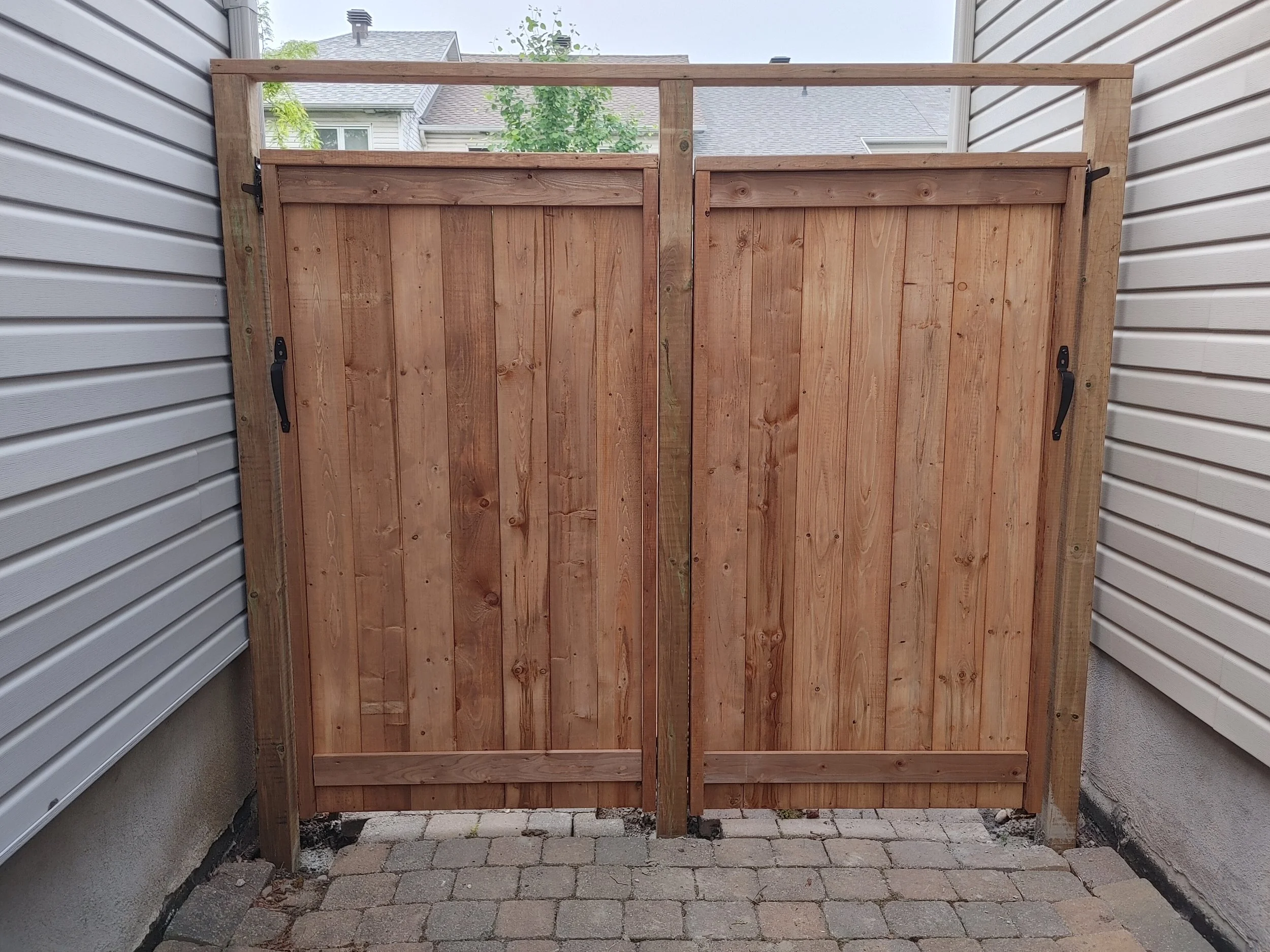 Wood Pressure Treated Fence in Kanata, 2025. StandArt Fence 
