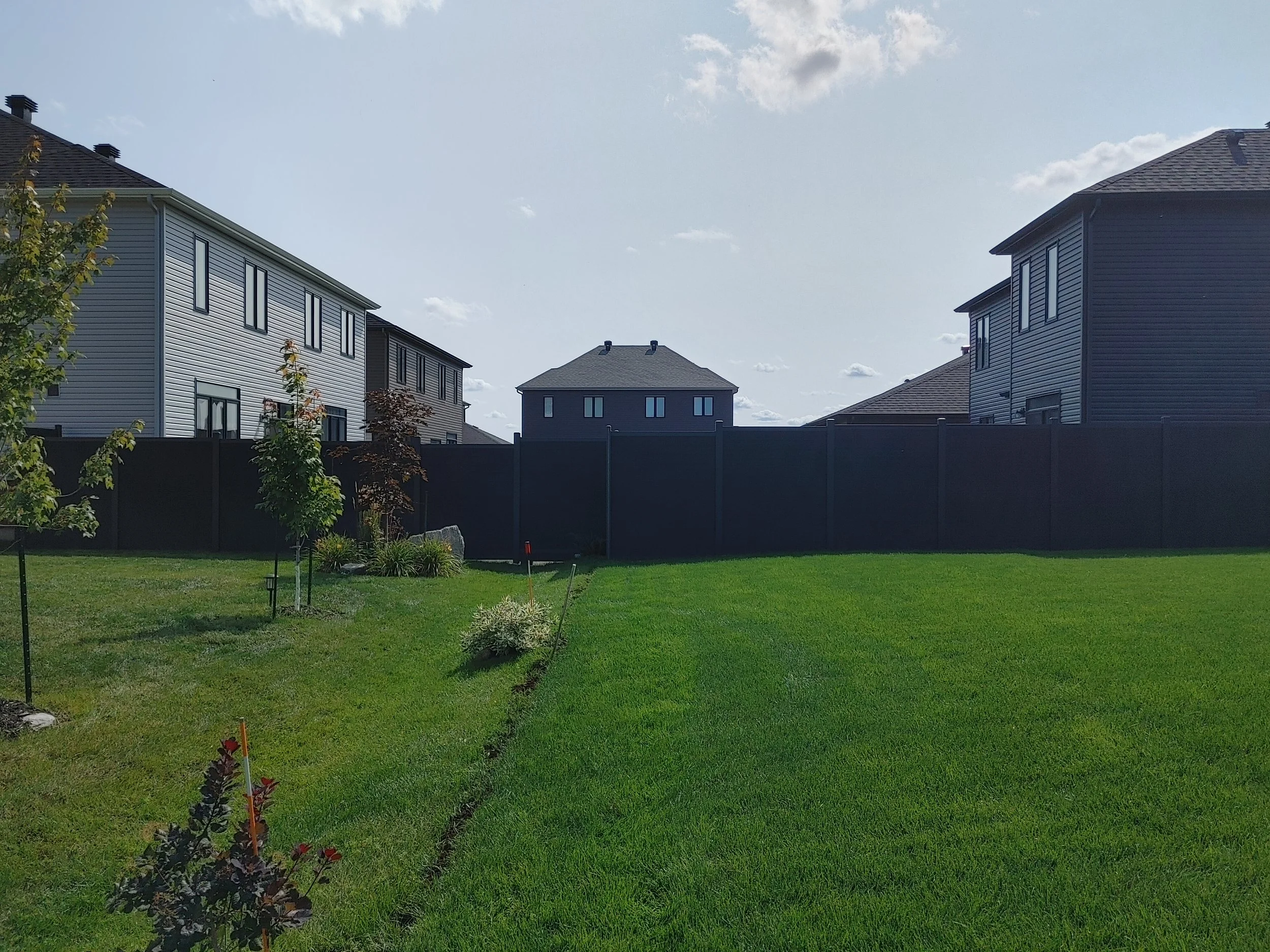 Black WPC Fence Project
