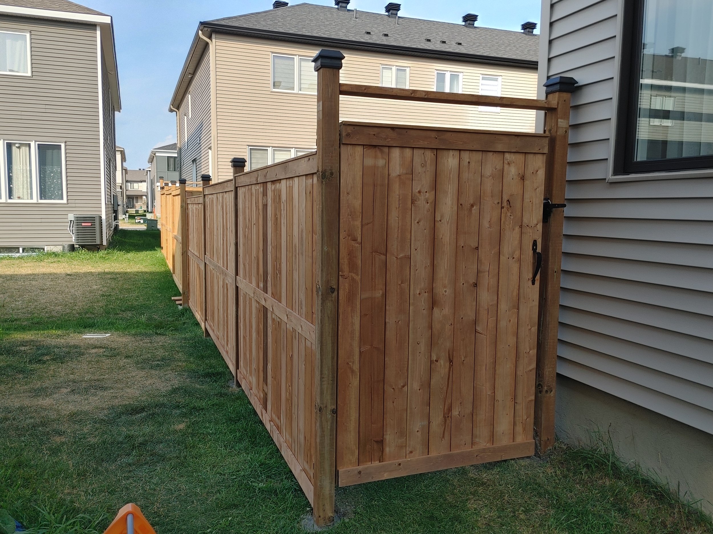 Pressure Treated Wood Fence in Stittsville, 2025. StandArt Fence 