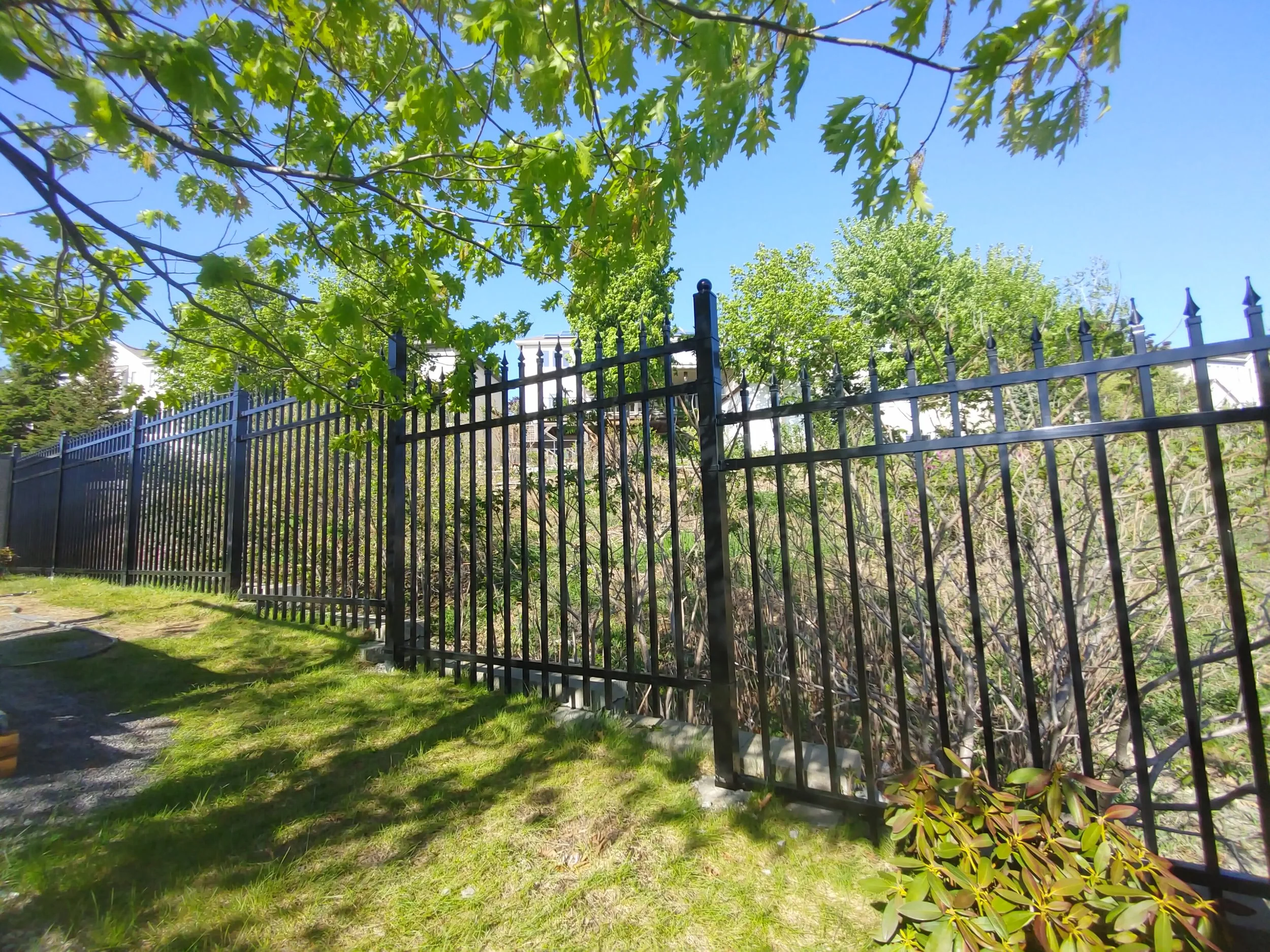 Iron Fence. Modern, Sleek, Strongest Design