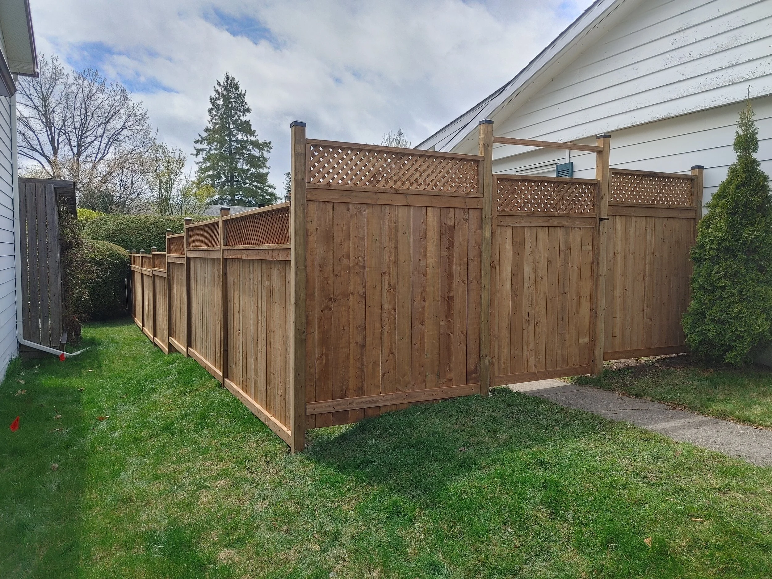 Wood Pressure Treated Fence in Nepean, 2025. StandArt Fence 
