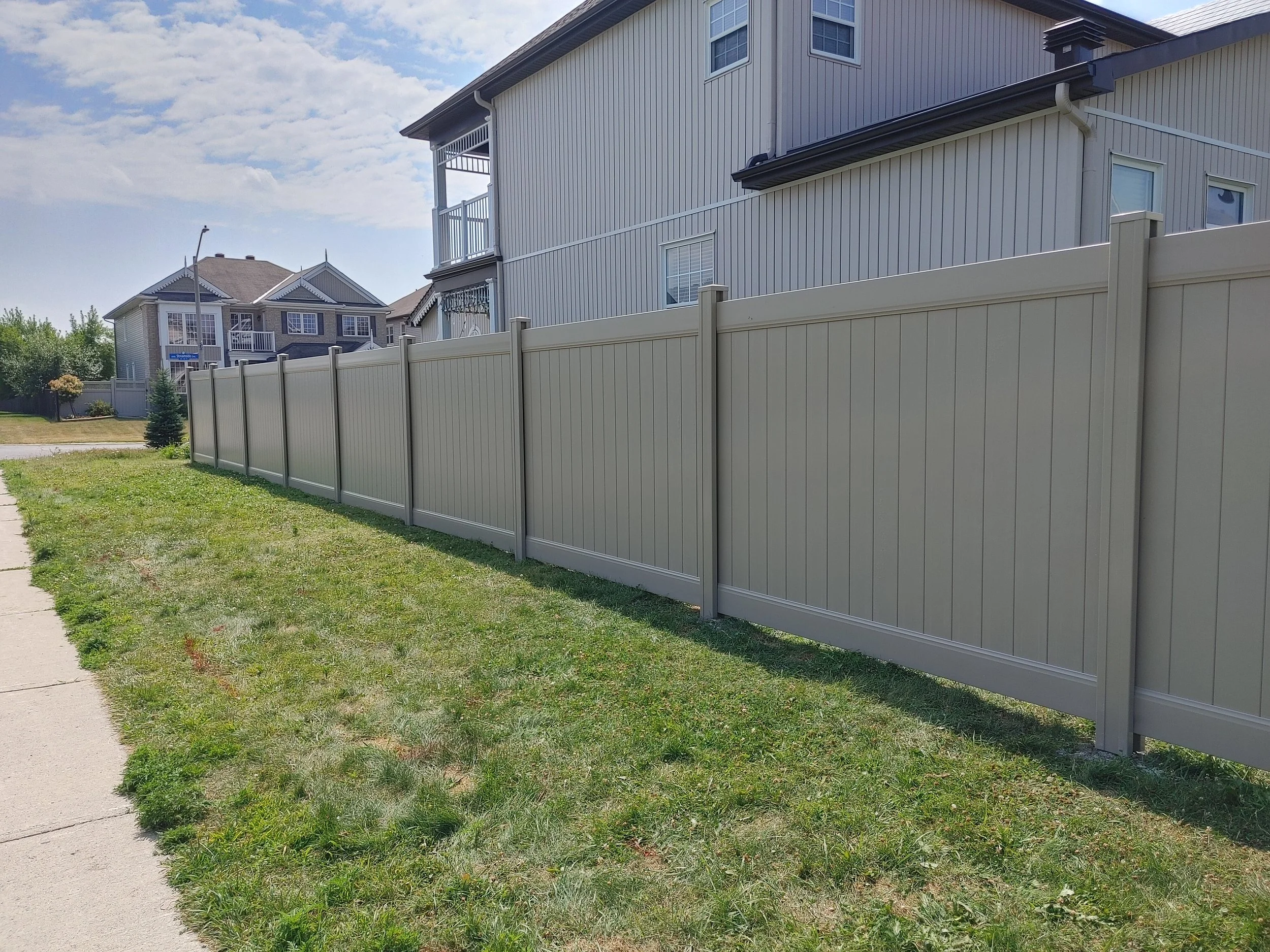 Adobe PVC Fence Project