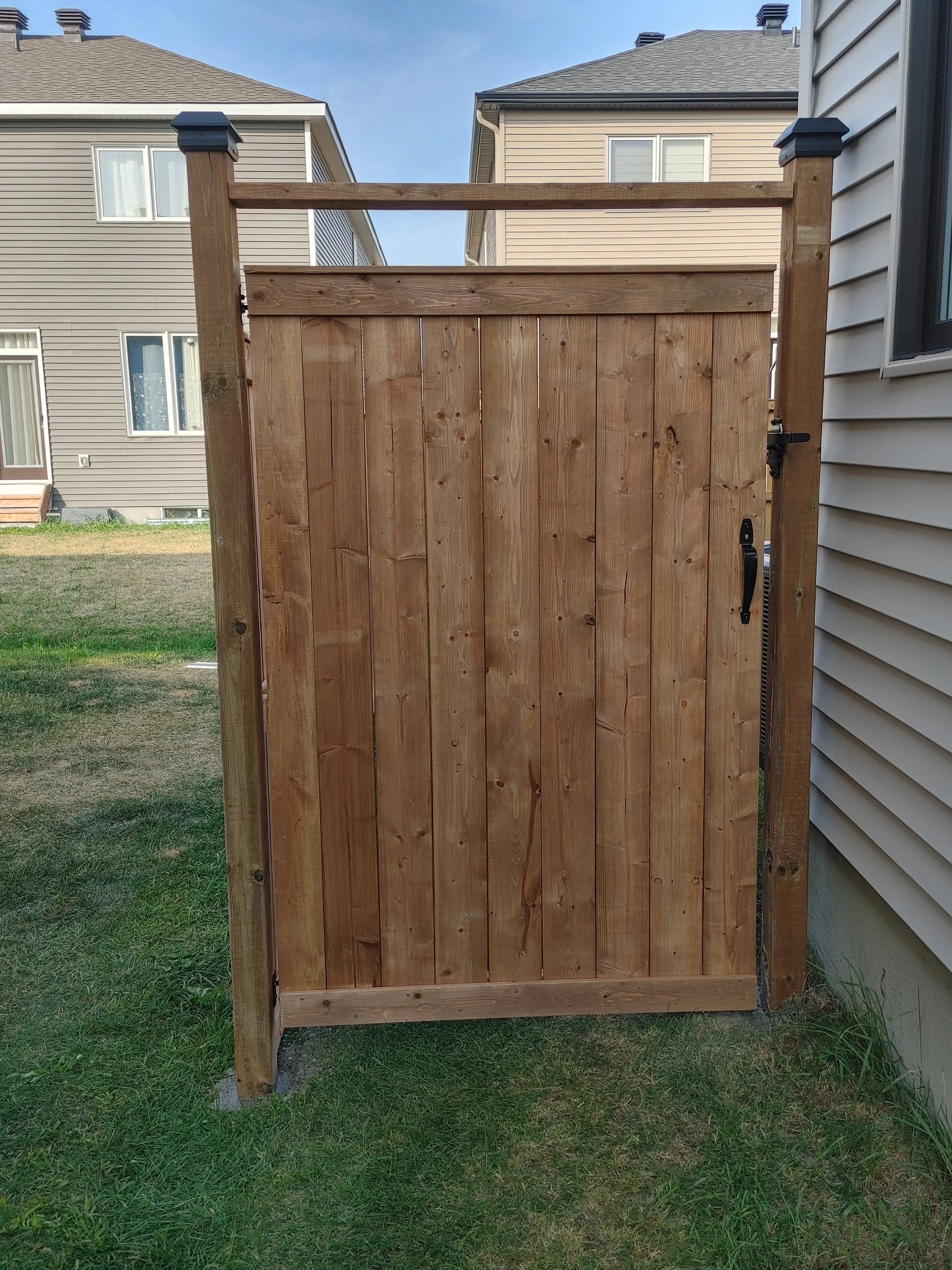 Pressure Treated Wood Fence in Stittsville, 2025. StandArt Fence 