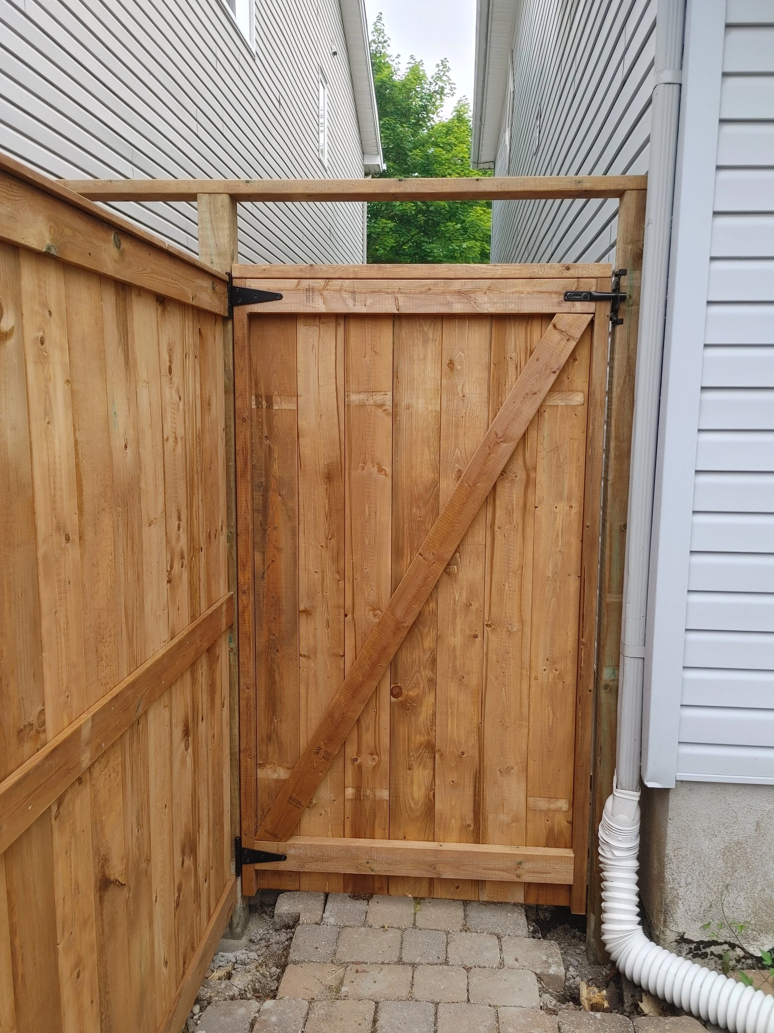 Wood Pressure Treated Fence in Kanata, 2025. StandArt Fence 