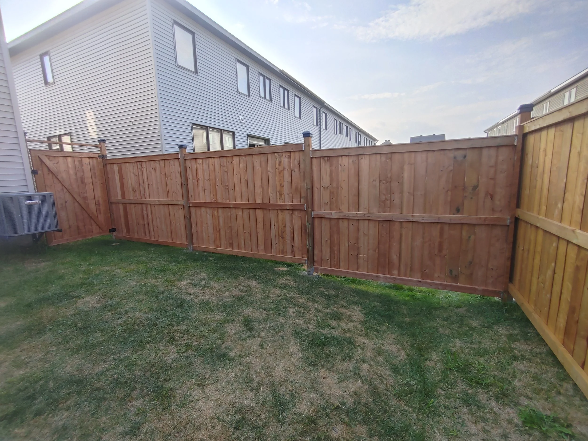 Pressure Treated Wood Fence in Stittsville, 2025. StandArt Fence 