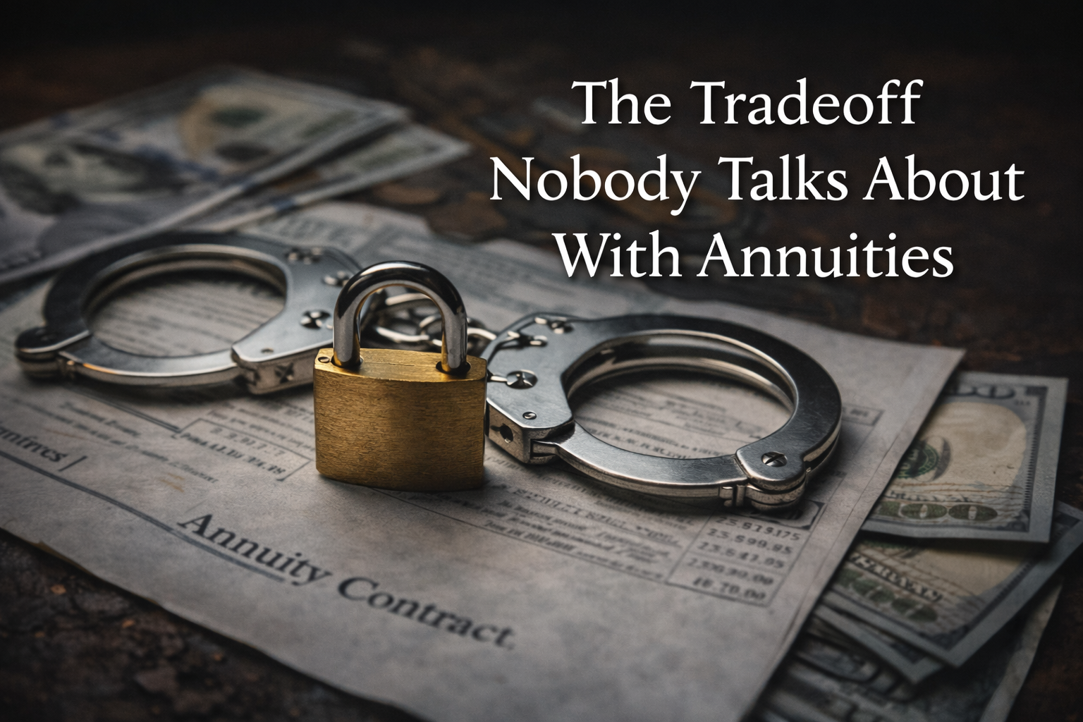 The Tradeoff Nobody Talks About With Annuities
