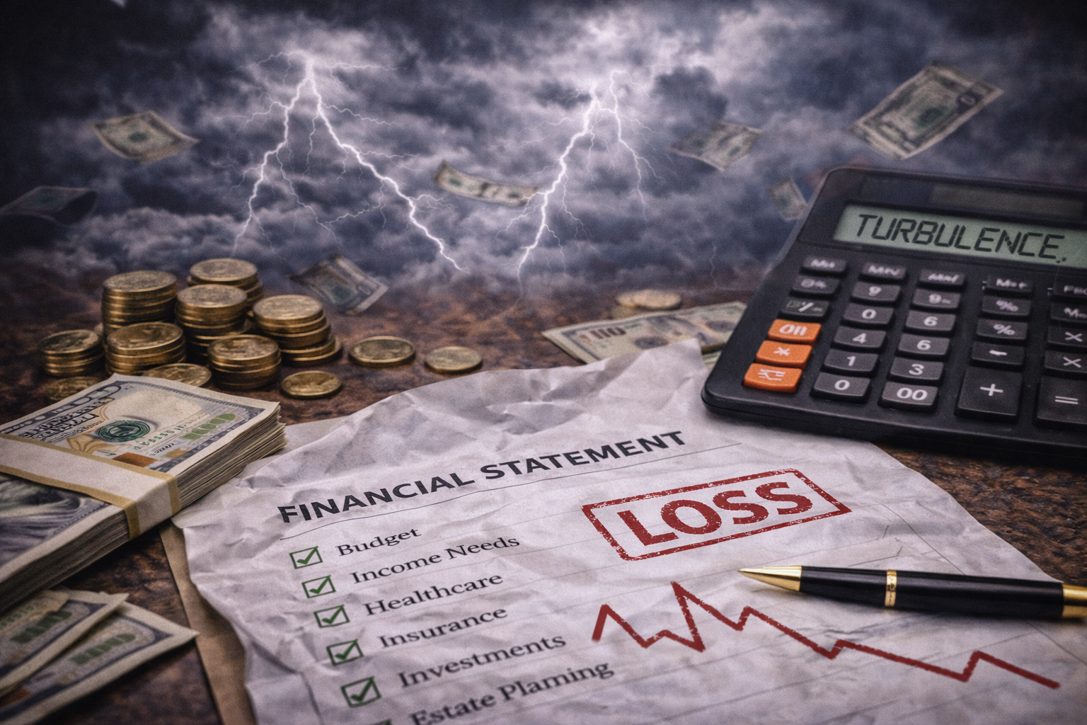 The Financial Equivalent of Turbulence