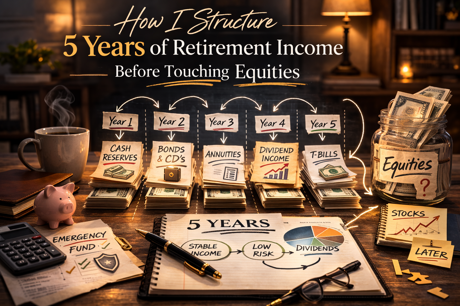 How I Structure 5 Years of Retirement Income Before Touching Equities