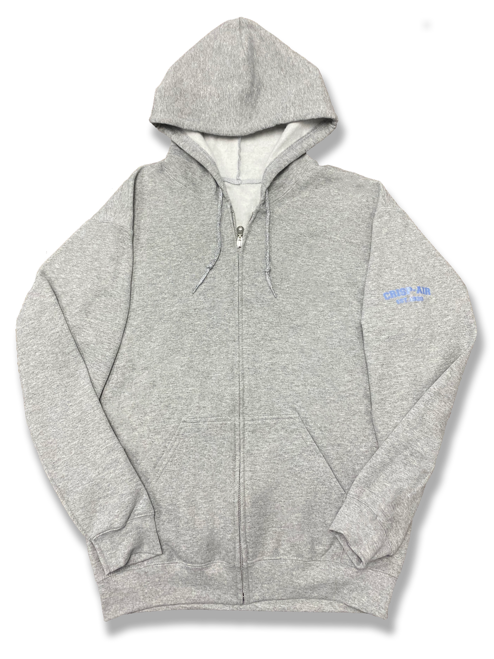 Grey Zip Up Zip Up Box Hoodie In Vintage Grey I Love Ugly US