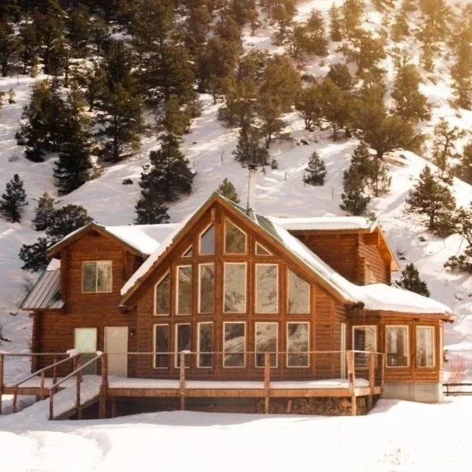 Utah hunting lodge at SD Outfitters' private elk hunting ranch in Utah.