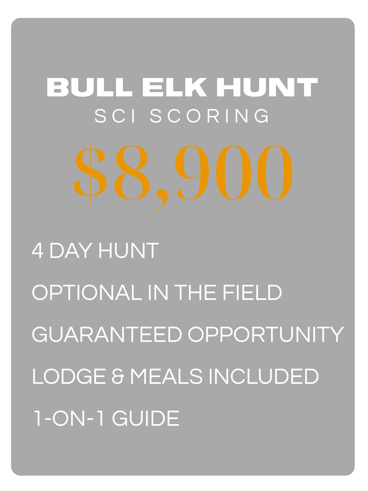 Utah Pricing 400 Class Bull Elk & Buffalo Hunting Trips SD Outfitters