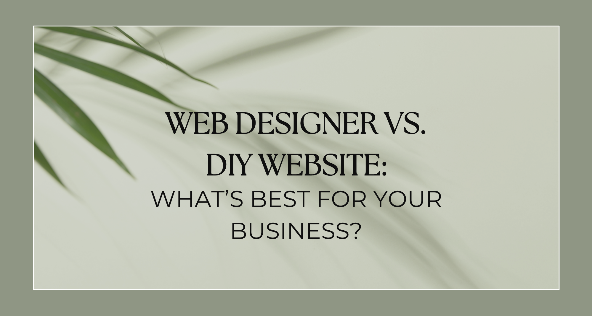 Web Designer vs. DIY Website: What’s Best for Your Business?