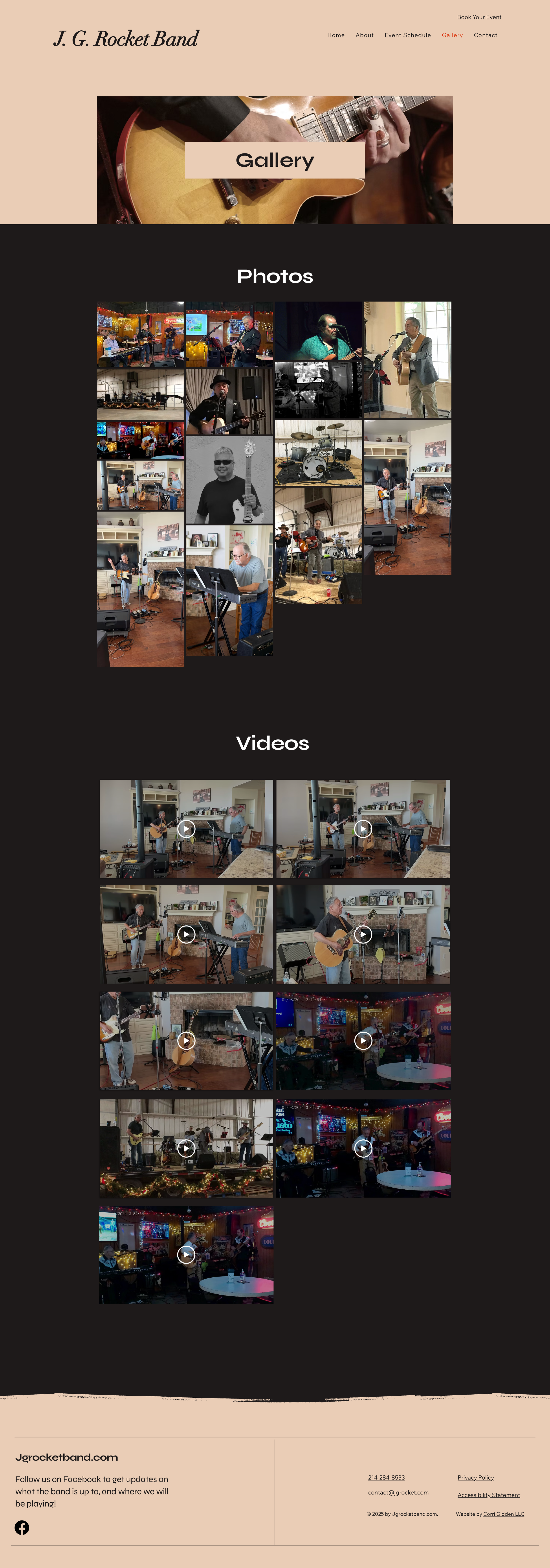 jgrocketband.com gallery page