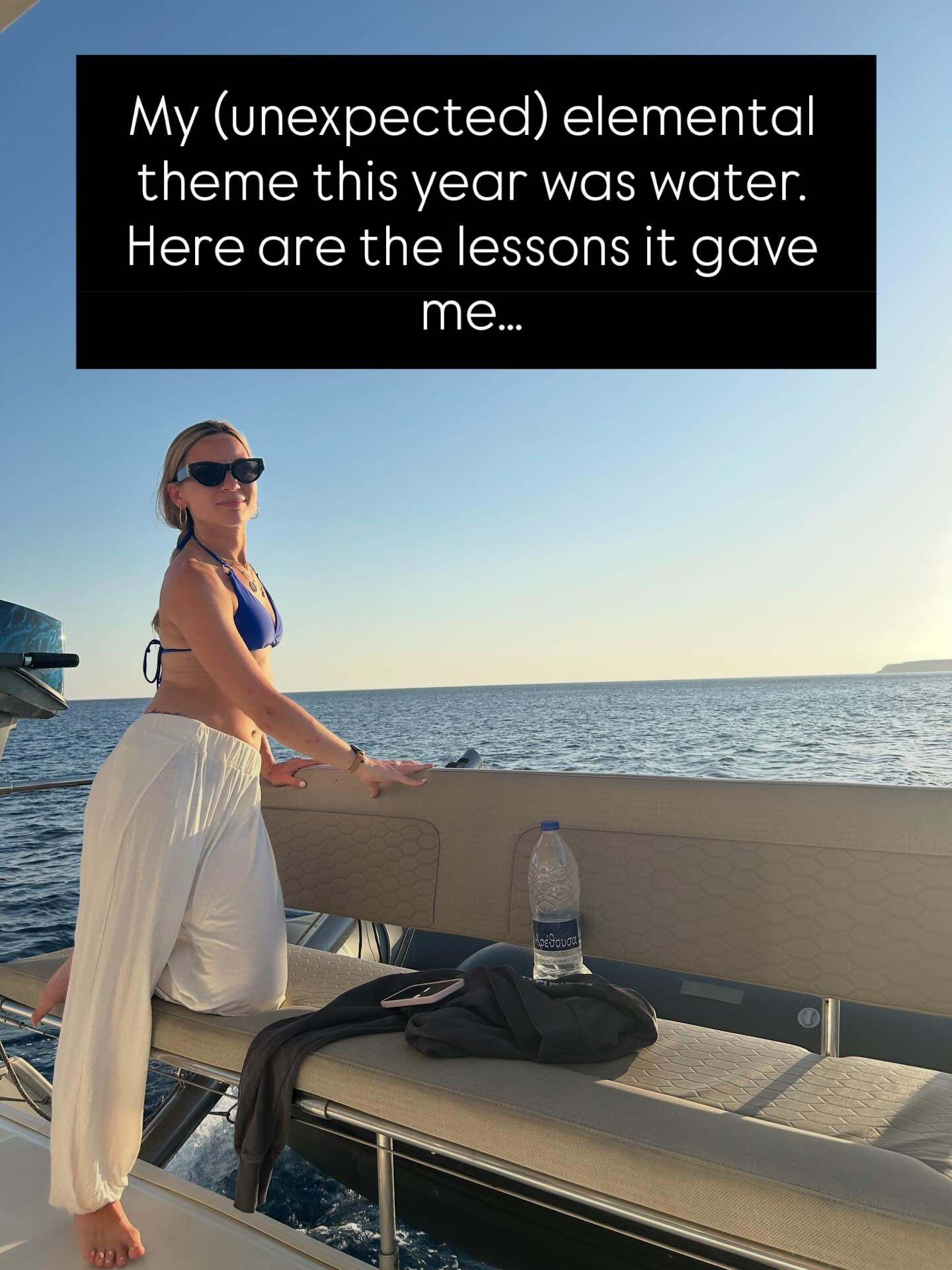 Pretty interesting that before this year, you couldn&rsquo;t catch me in the ocean or any large body of water (if you know me, you know this lol). Yet, this year, the energy of water led me to the most incredible places - and in those places, I learn
