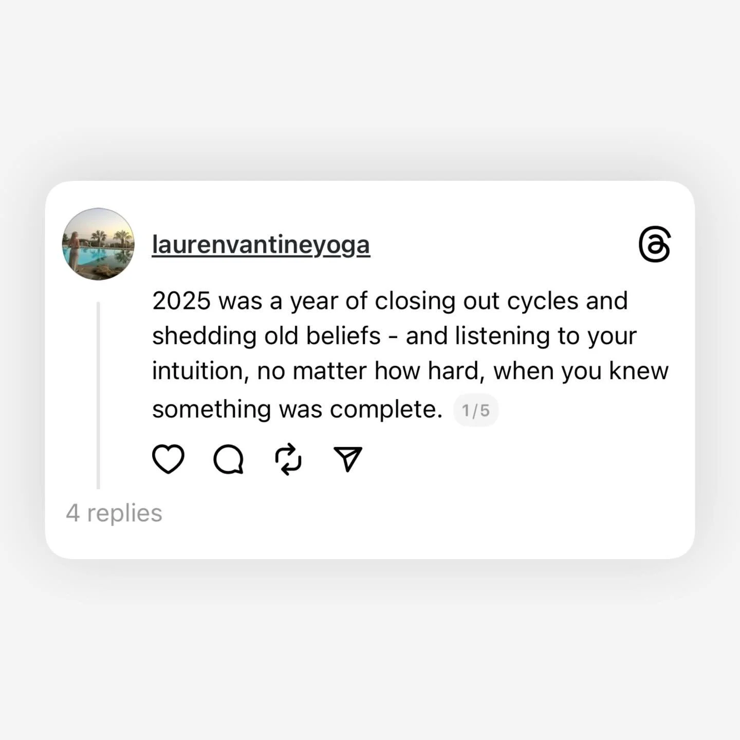 2025 was a year of releasing and finally breaking old cycles for the last time. In 2026, we get to be the version of ourselves that we&rsquo;ve been all along - just had to do some final letting go to get there 🤍

#2025 #lettinggo #2026 #journalprom