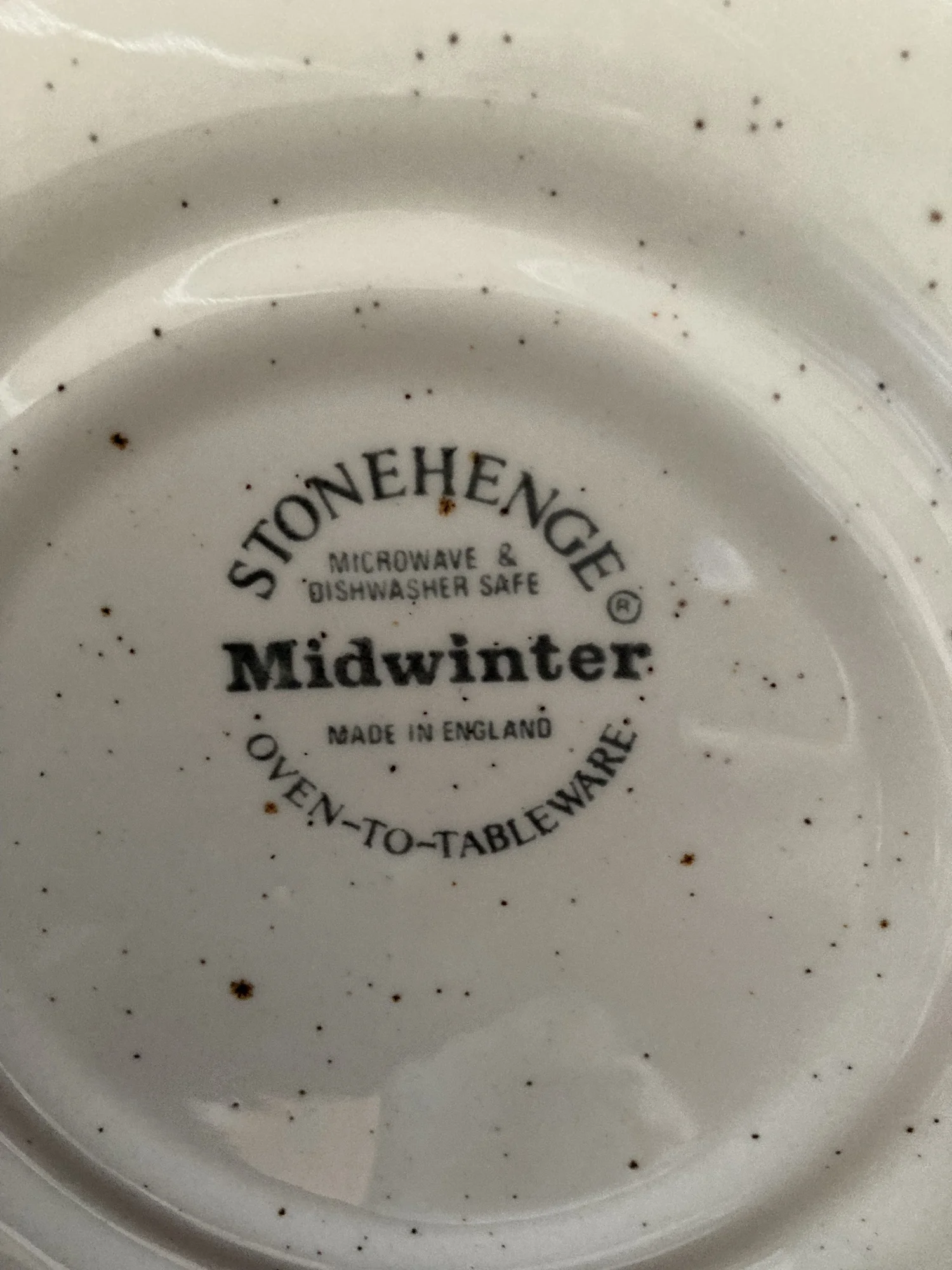 Midwinter Stonehenge Wild Oats 20cm plate — Lost Pottery, China