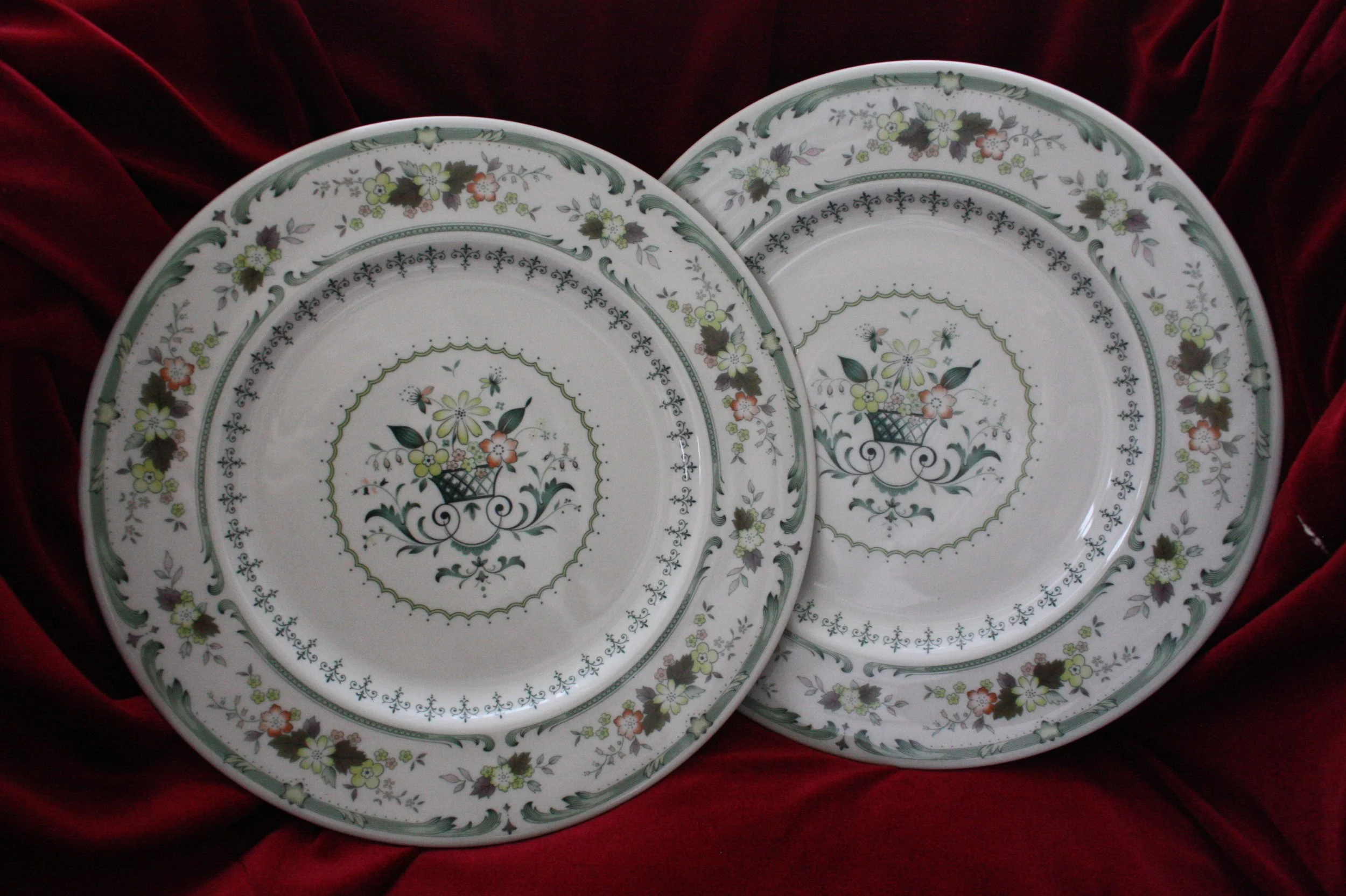 ROYAL DOULTON  TWO PROVENCALE PATTERN PLATES