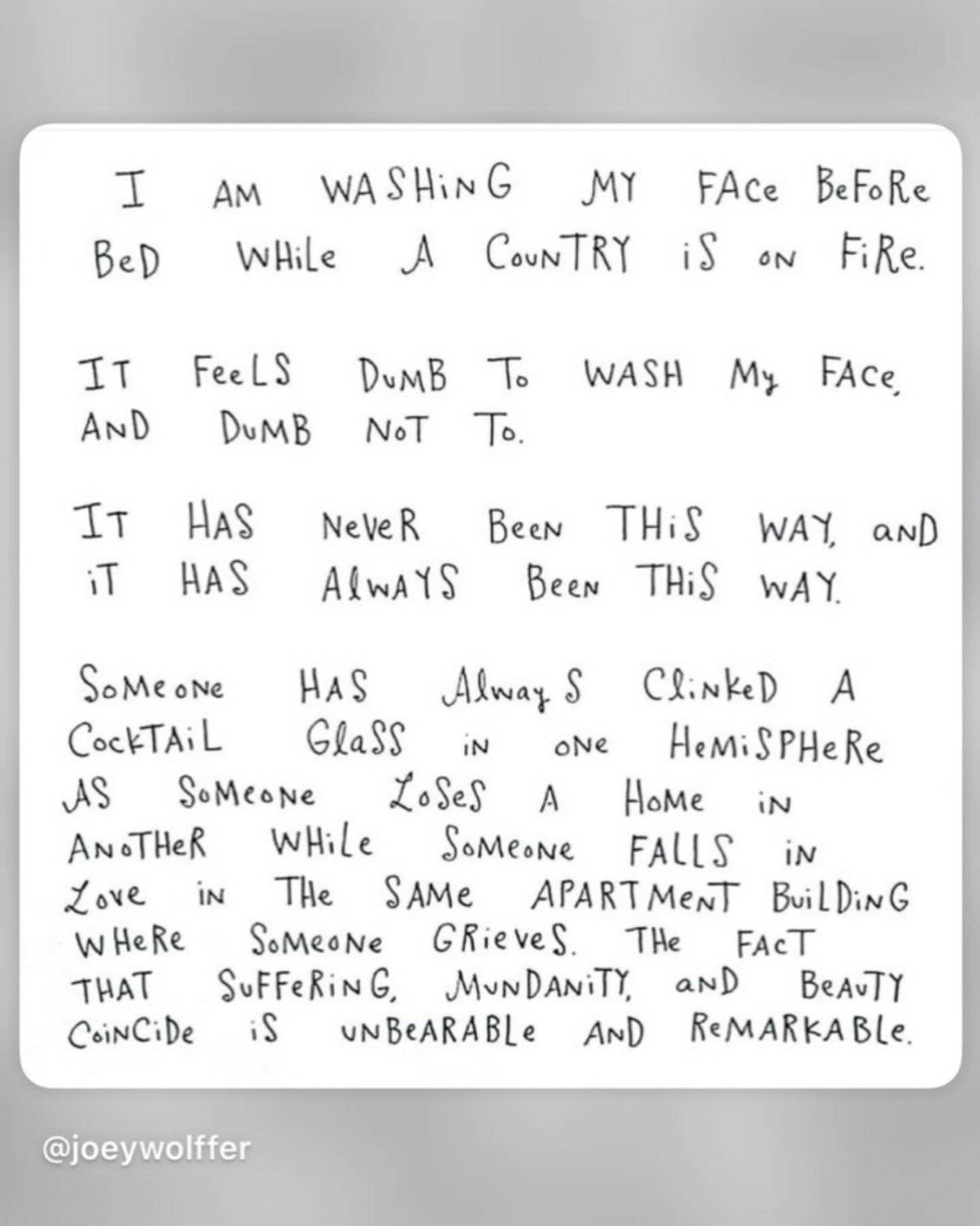 Someone somewhere is grieving while you are laughing.
Someone somewhere is celebrating while another is losing everything.

That is life.

Can you stay grounded when the world feels like it&rsquo;s collapsing?
Can you hold joy without guilt?
Can you 