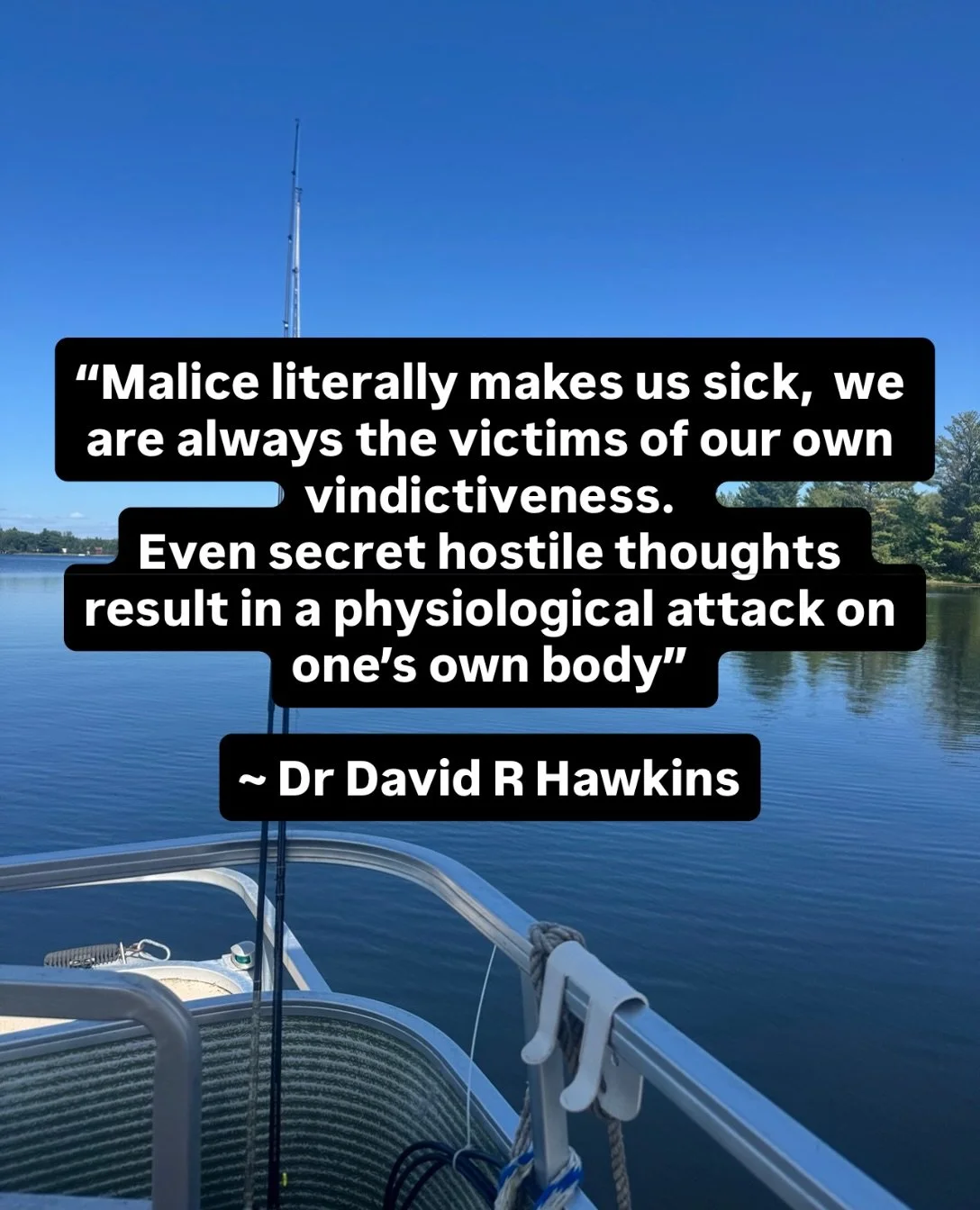 This stopped me today.

Not because I believe one angry thought is going to make you sick, we are human after all. We get angry. We get hurt. We get resentful. Sometimes for very good reasons.

And I do believe what we repeatedly carry matters, like 